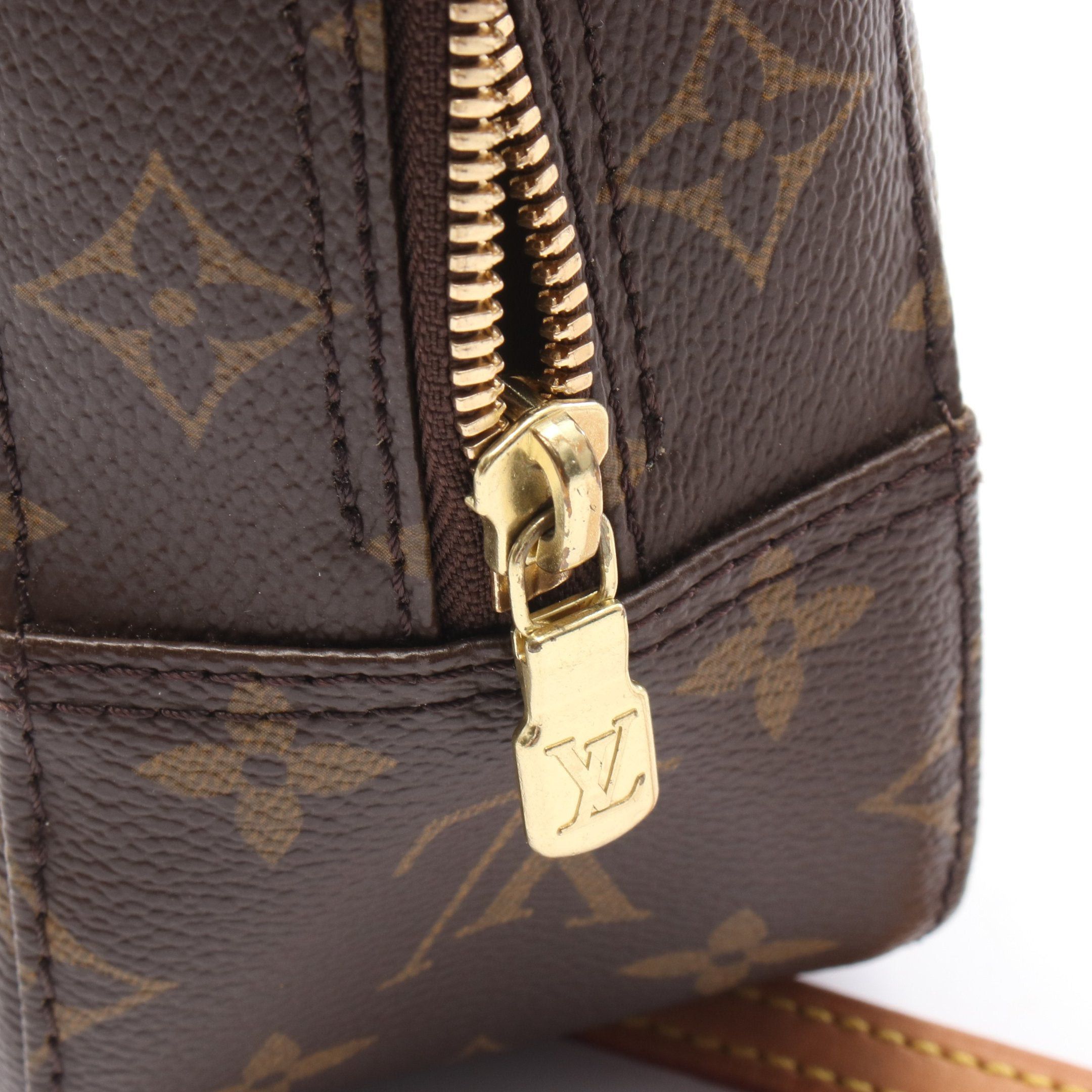 Louis Vuitton Louis Vuitton Spontini Monogram Handbag Leather Brown Size ONE SIZE - 10 Thumbnail
