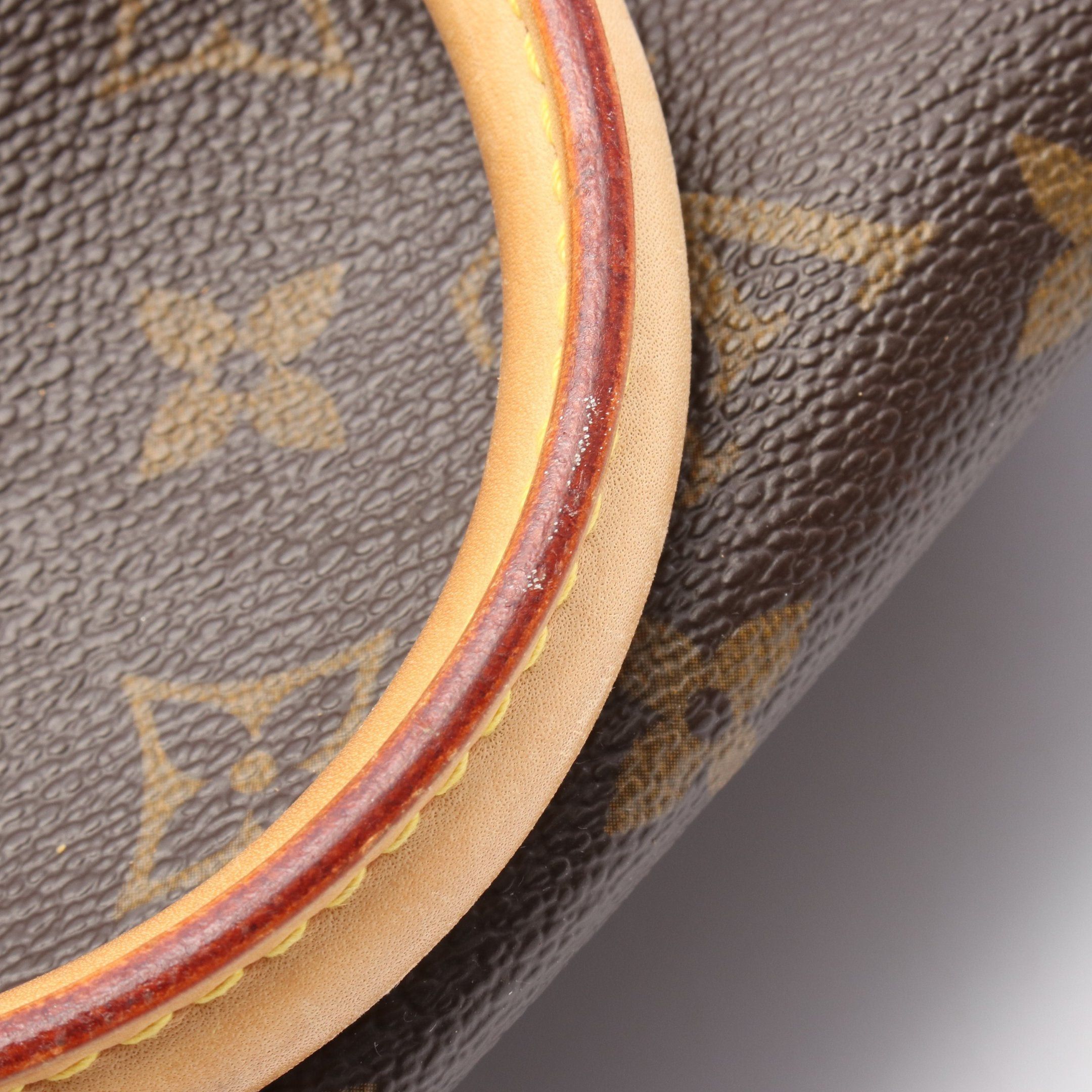 Louis Vuitton Louis Vuitton Popincourt Monogram Handbag Leather Brown Size ONE SIZE - 9 Thumbnail