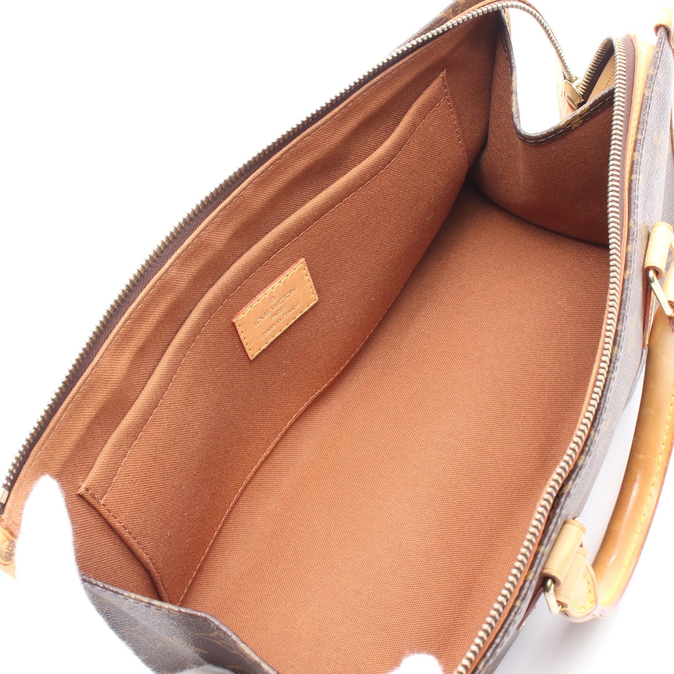 Louis Vuitton Louis Vuitton Popincourt Monogram Handbag Leather Brown Size ONE SIZE - 3 Thumbnail