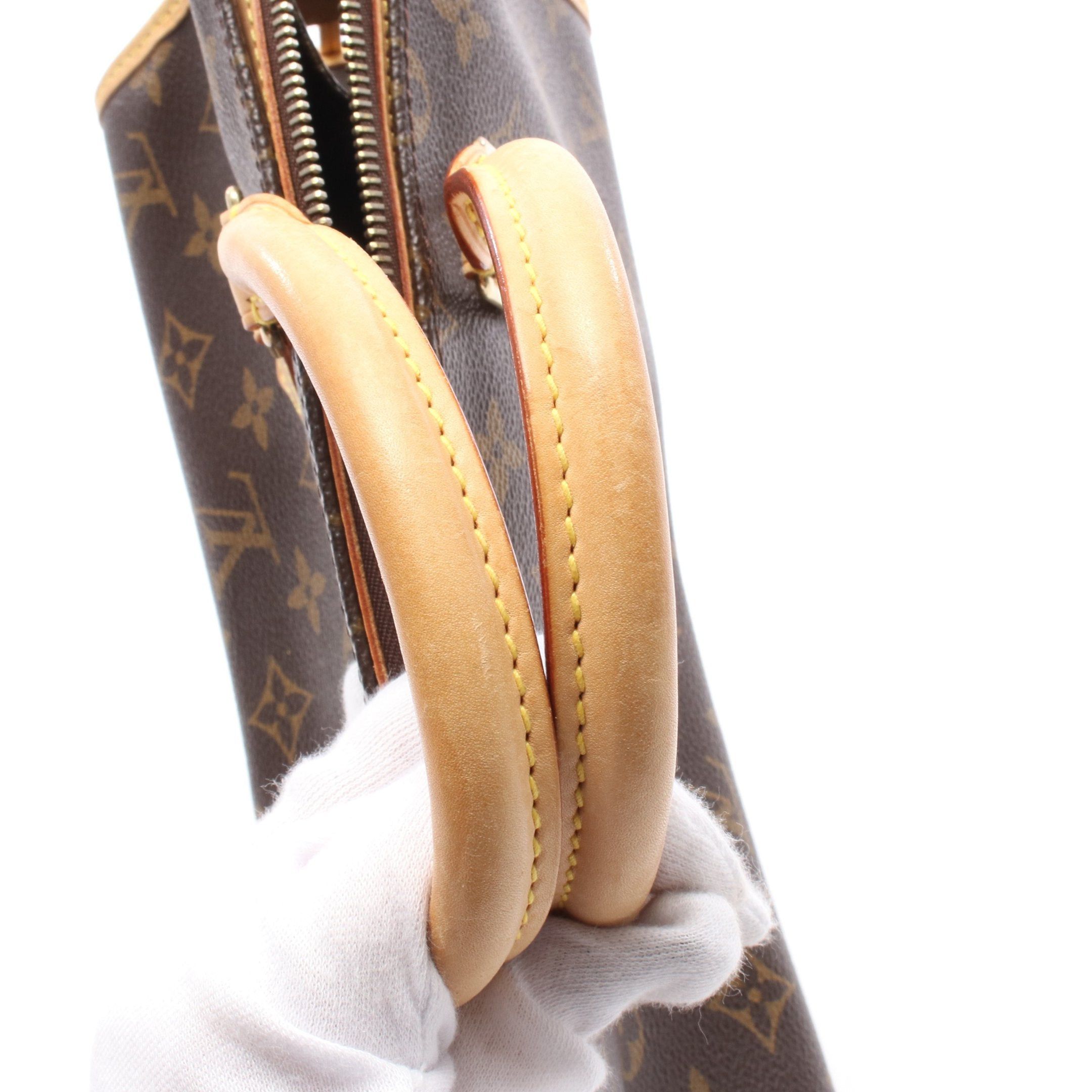 Louis Vuitton Louis Vuitton Popincourt Monogram Handbag Leather Brown Size ONE SIZE - 6 Thumbnail