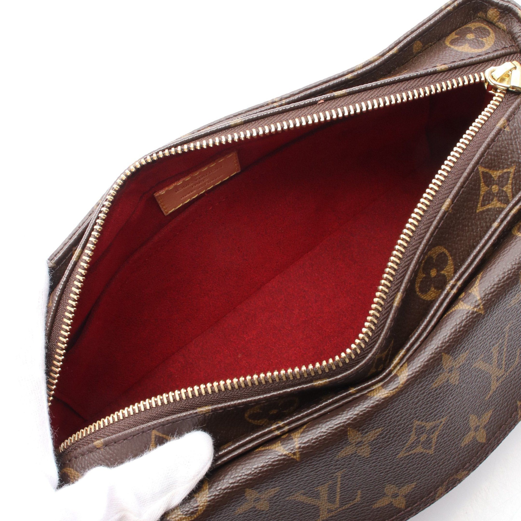 Louis Vuitton Louis Vuitton Vivacite Mm Monogram Shoulder Bag Leather Brown Size ONE SIZE - 3 Thumbnail