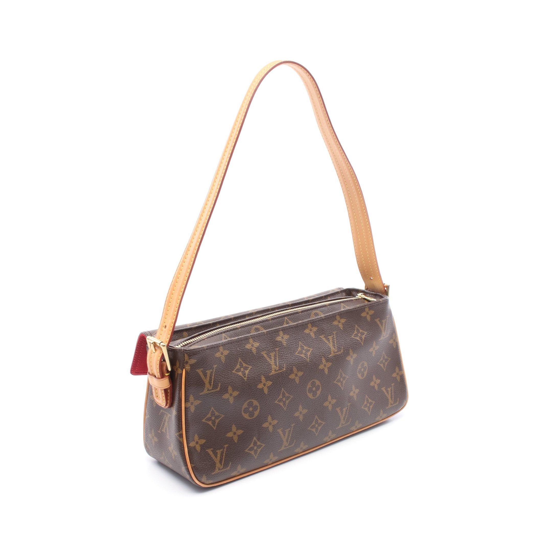 Louis Vuitton Louis Vuitton Vivacite Mm Monogram Shoulder Bag Leather Brown Size ONE SIZE - 2 Thumbnail