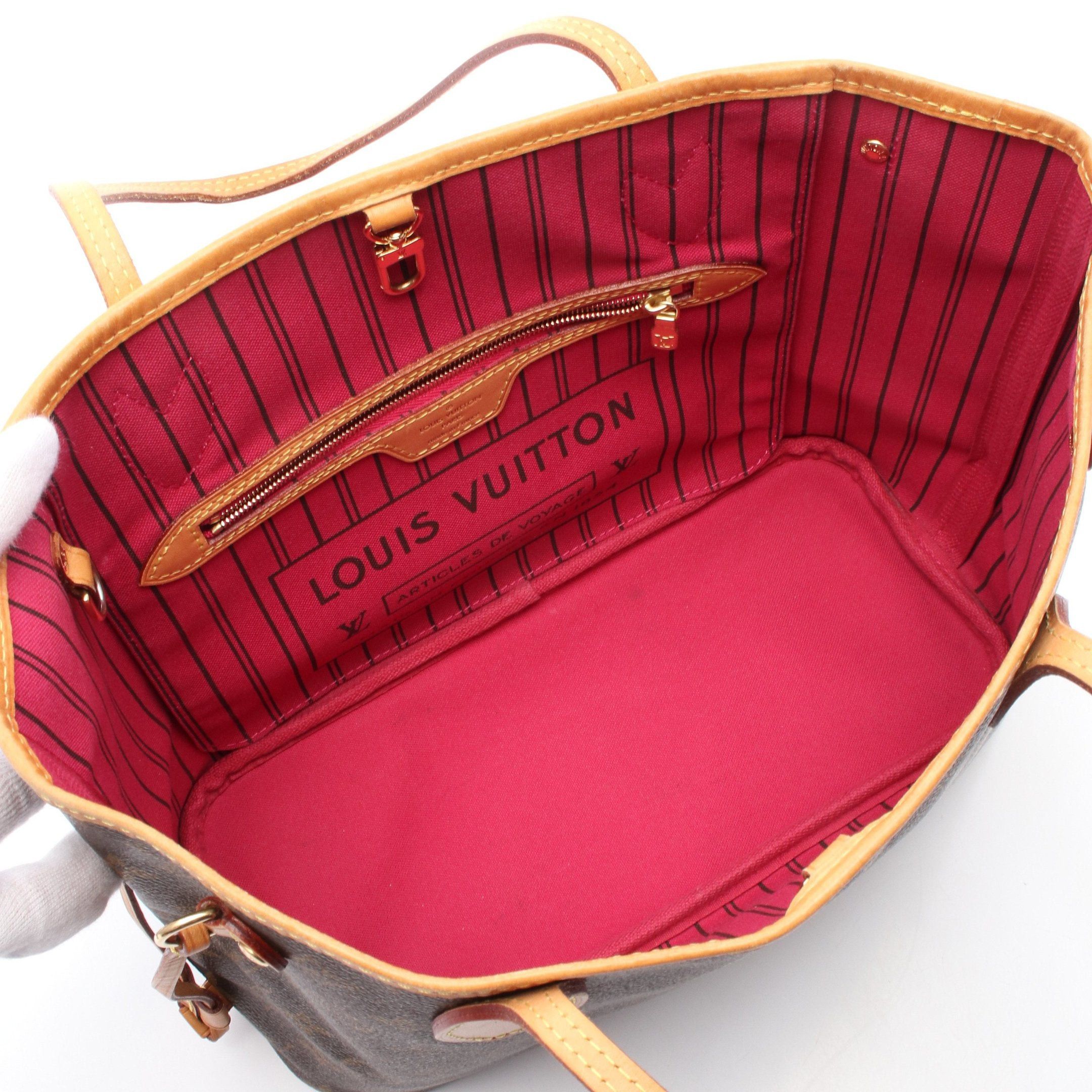 Louis Vuitton Louis Vuitton Neverfull Pm Monogram Pivoine Handbag Tote Bag Leather Brown Size ONE SIZE - 3 Thumbnail
