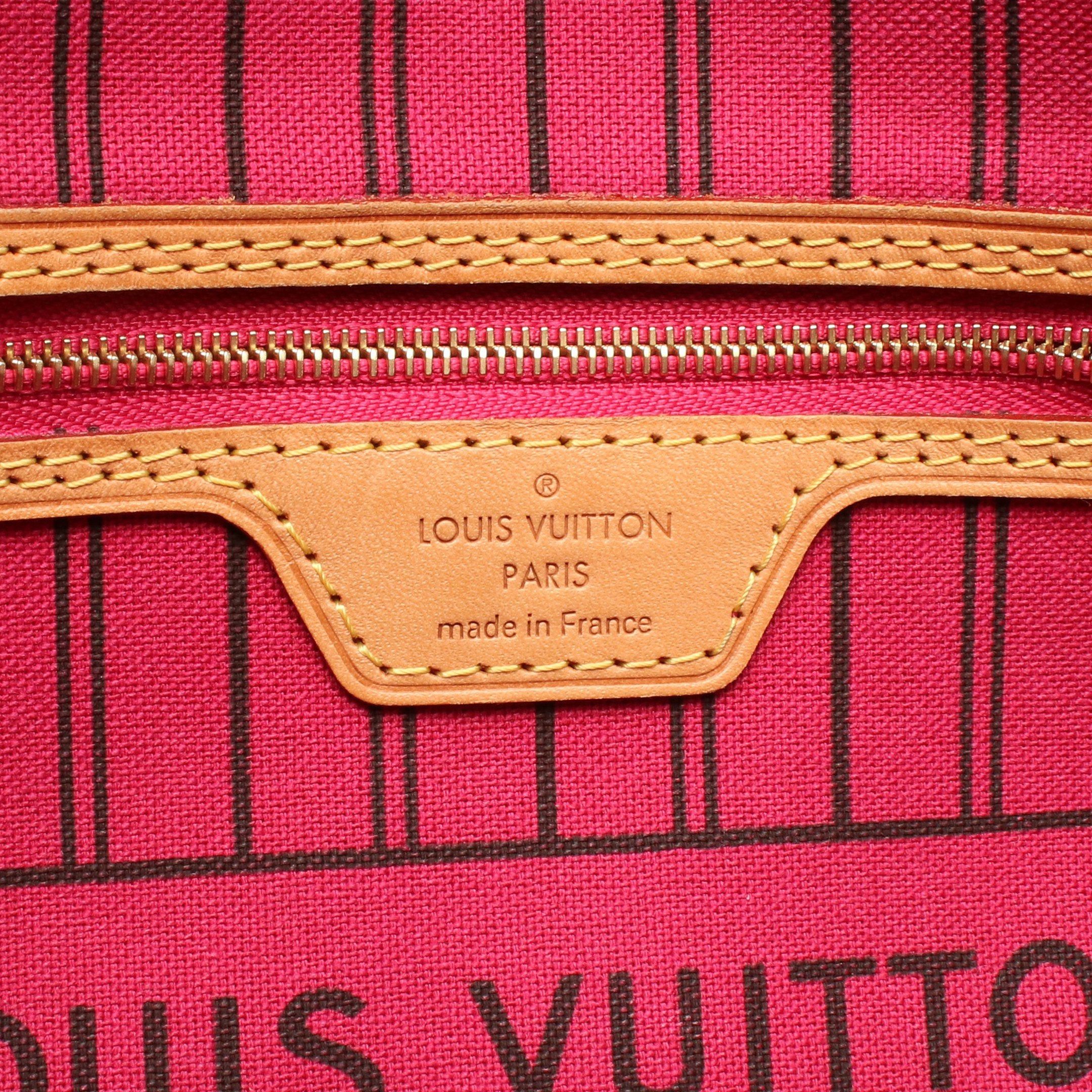 Louis Vuitton Louis Vuitton Neverfull Pm Monogram Pivoine Handbag Tote Bag Leather Brown Size ONE SIZE - 4 Thumbnail