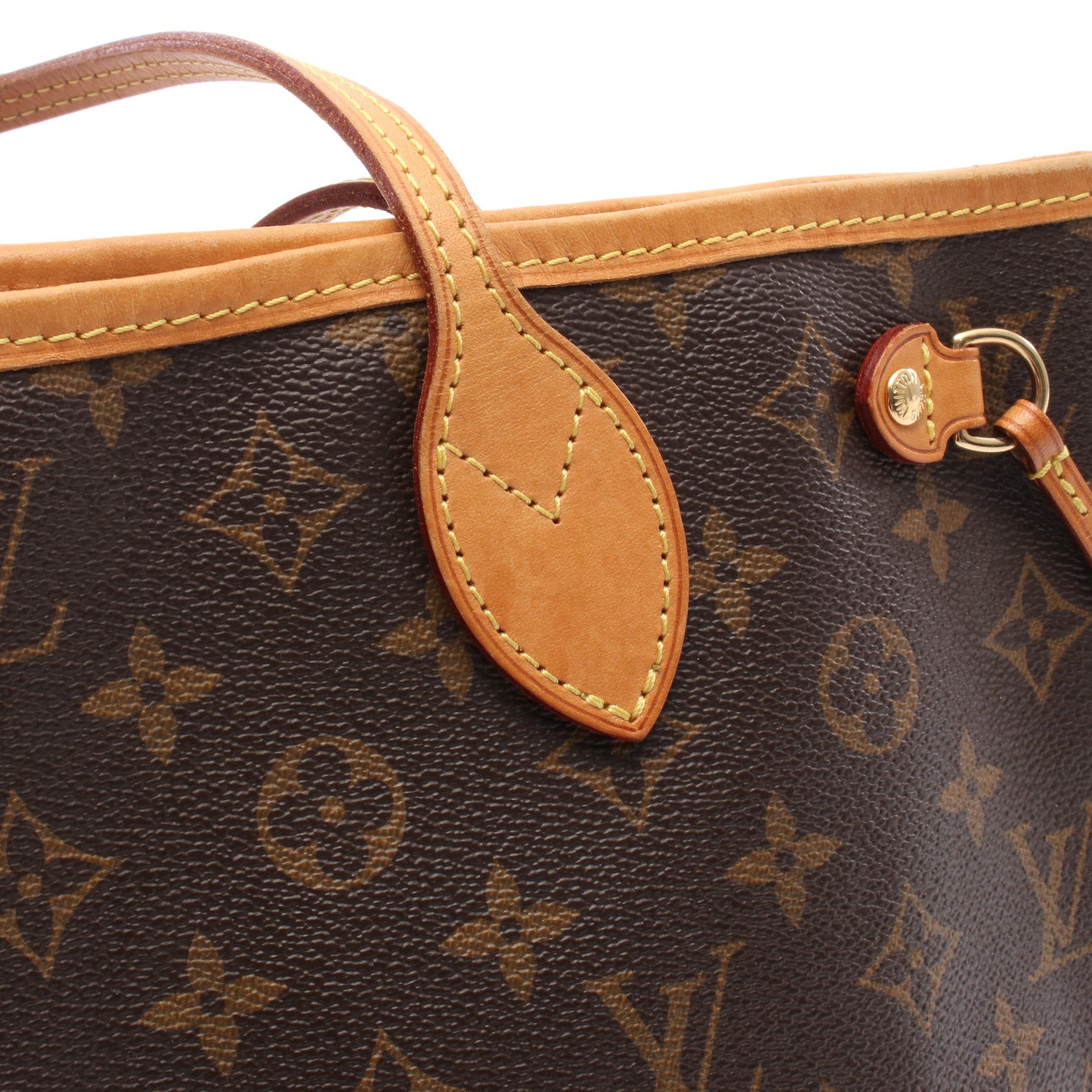 Louis Vuitton Louis Vuitton Neverfull Pm Monogram Pivoine Handbag Tote Bag Leather Brown Size ONE SIZE - 8 Thumbnail