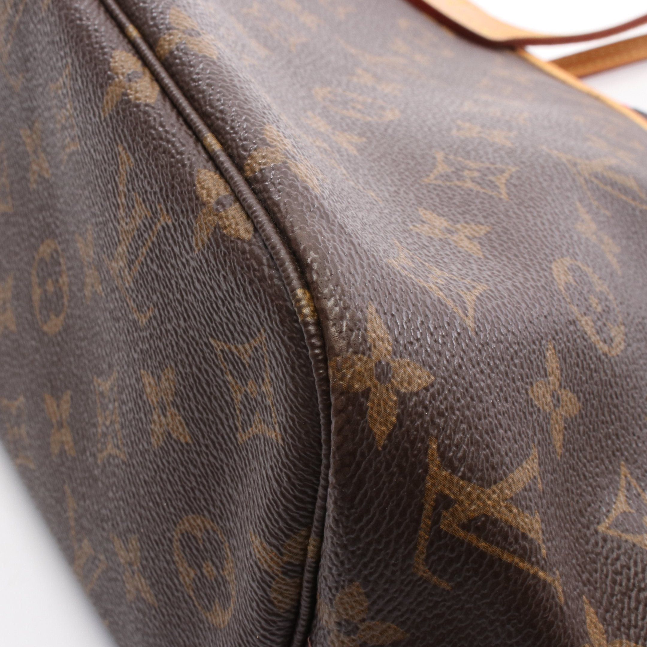 Louis Vuitton Louis Vuitton Neverfull Pm Monogram Pivoine Handbag Tote Bag Leather Brown Size ONE SIZE - 7 Thumbnail