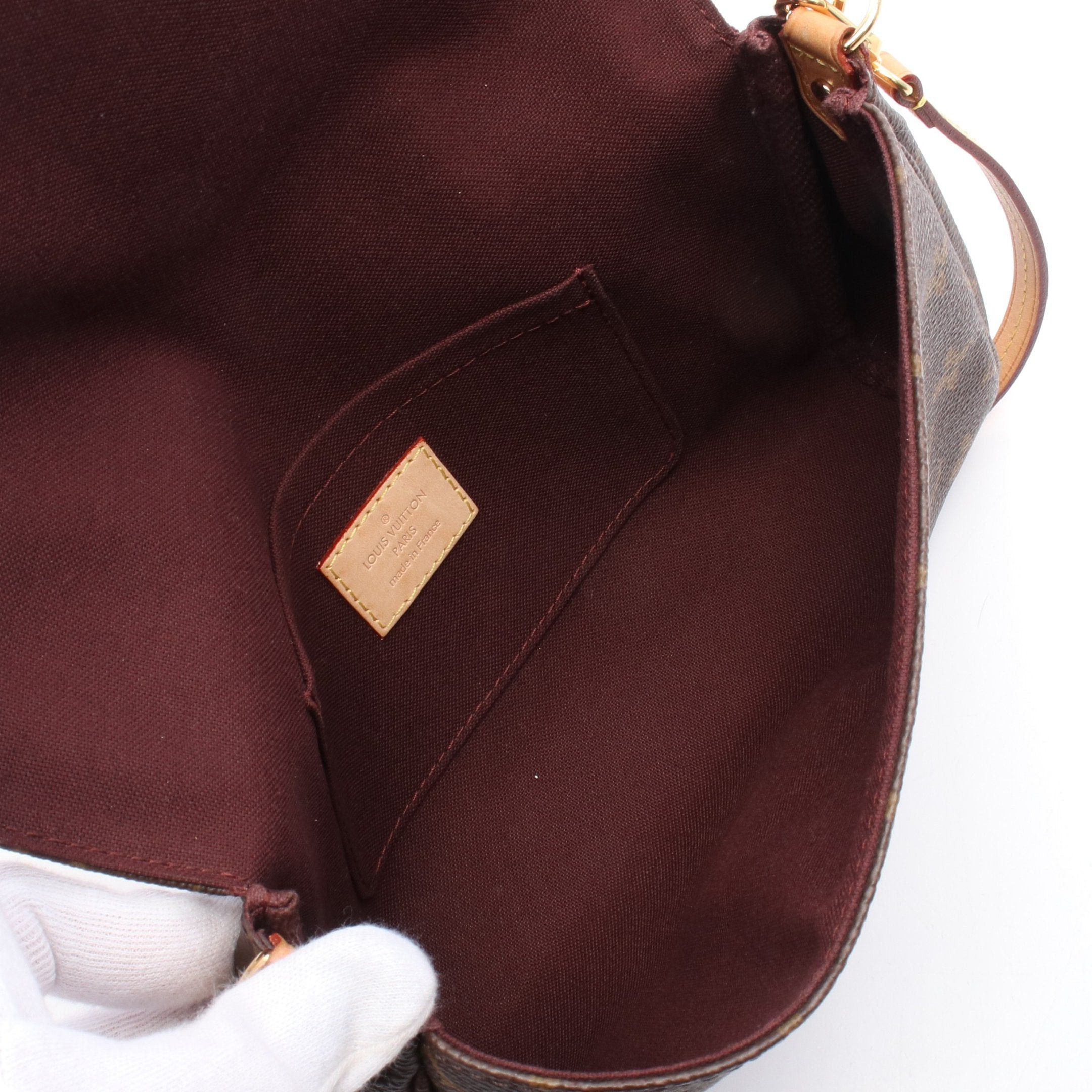 Louis Vuitton Louis Vuitton Favorite Mm Monogram Chain Handbag Leather Brown Size ONE SIZE - 3 Thumbnail