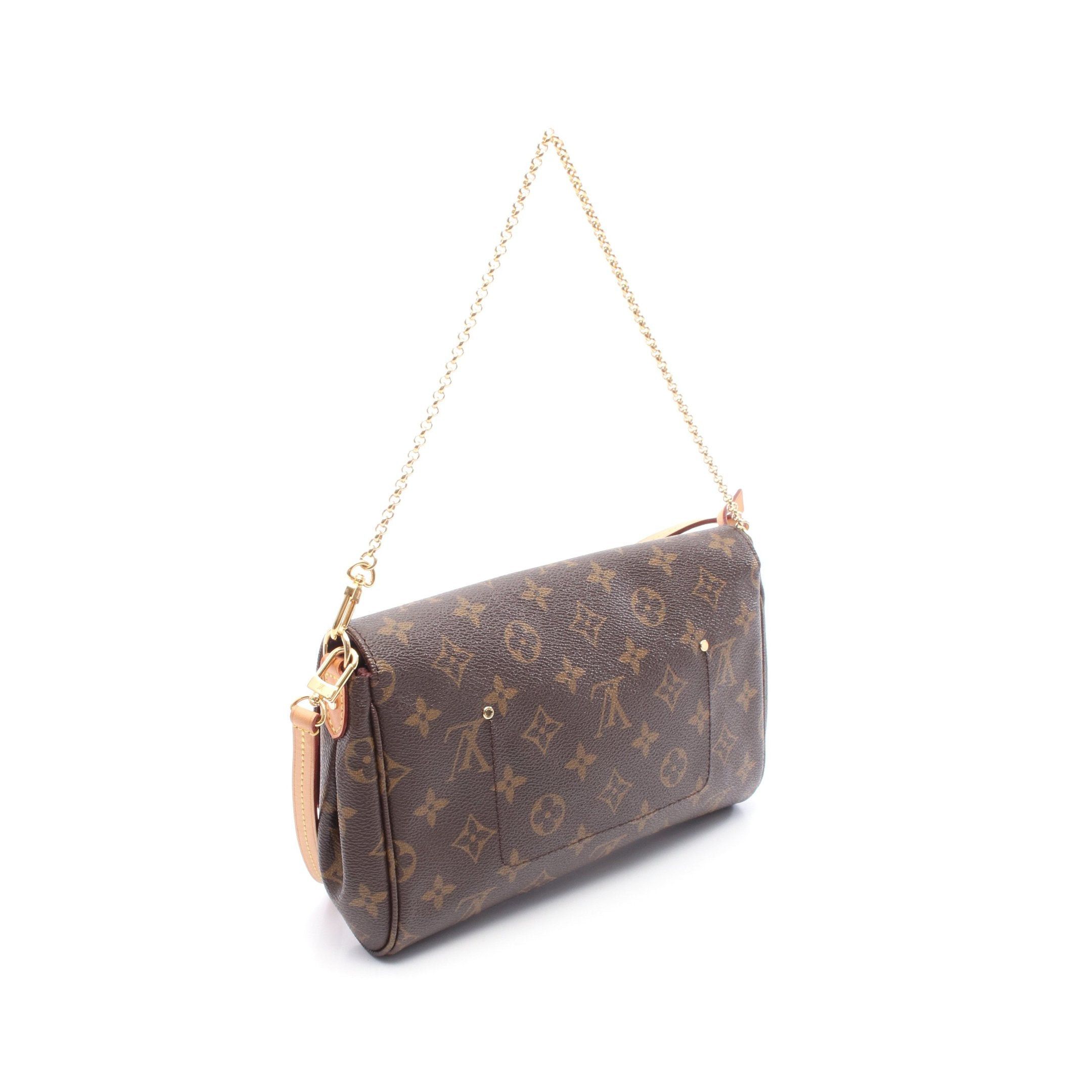 Louis Vuitton Louis Vuitton Favorite Mm Monogram Chain Handbag Leather Brown Size ONE SIZE - 2 Thumbnail