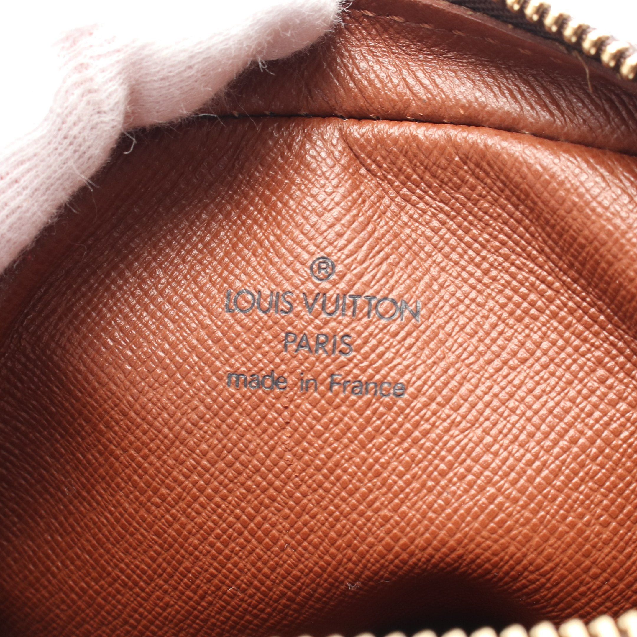 Louis Vuitton Louis Vuitton Danube Monogram Shoulder Bag Leather Brown Size ONE SIZE - 4 Thumbnail