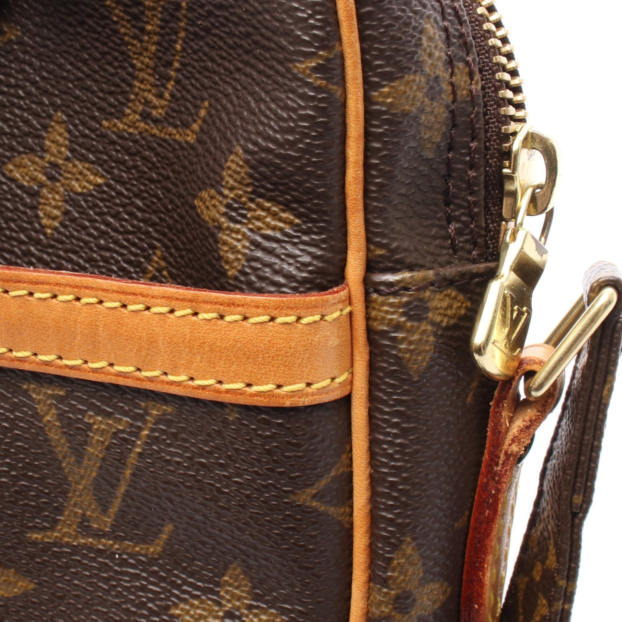 Louis Vuitton Louis Vuitton Danube Monogram Shoulder Bag Leather Brown Size ONE SIZE - 7 Thumbnail