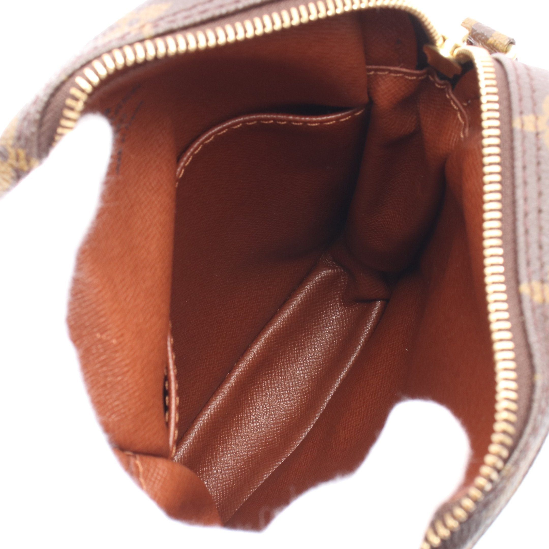 Louis Vuitton Louis Vuitton Danube Monogram Shoulder Bag Leather Brown Size ONE SIZE - 3 Thumbnail