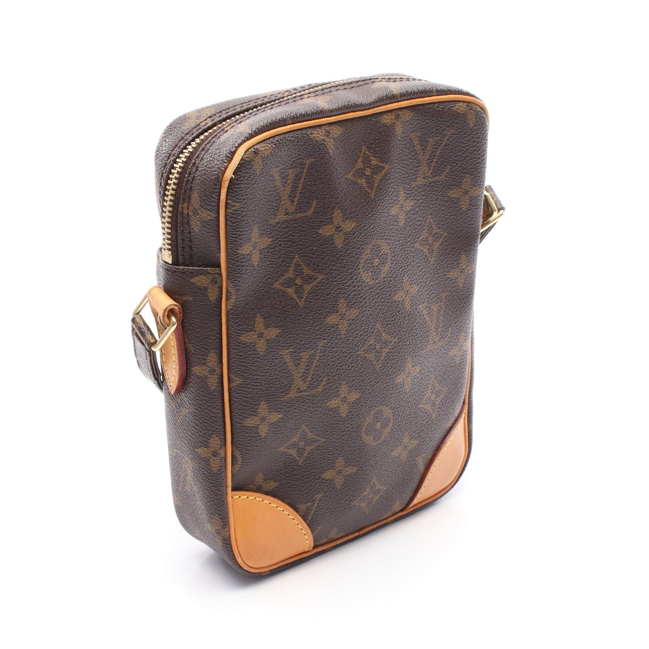 Louis Vuitton Louis Vuitton Danube Monogram Shoulder Bag Leather Brown Size ONE SIZE - 2 Thumbnail