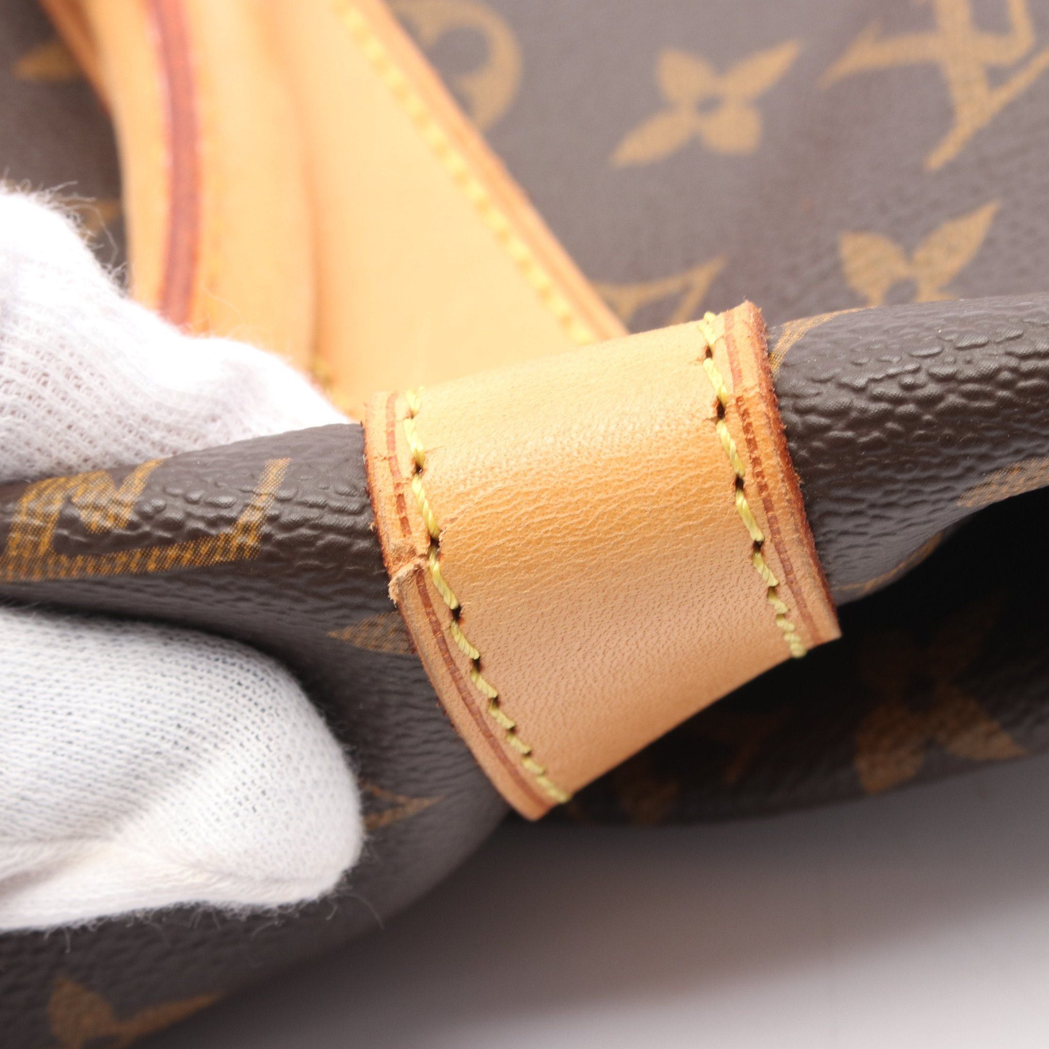 Louis Vuitton Louis Vuitton Keepall 50 Monogram Boston Bag Leather Brown Size ONE SIZE - 9 Thumbnail