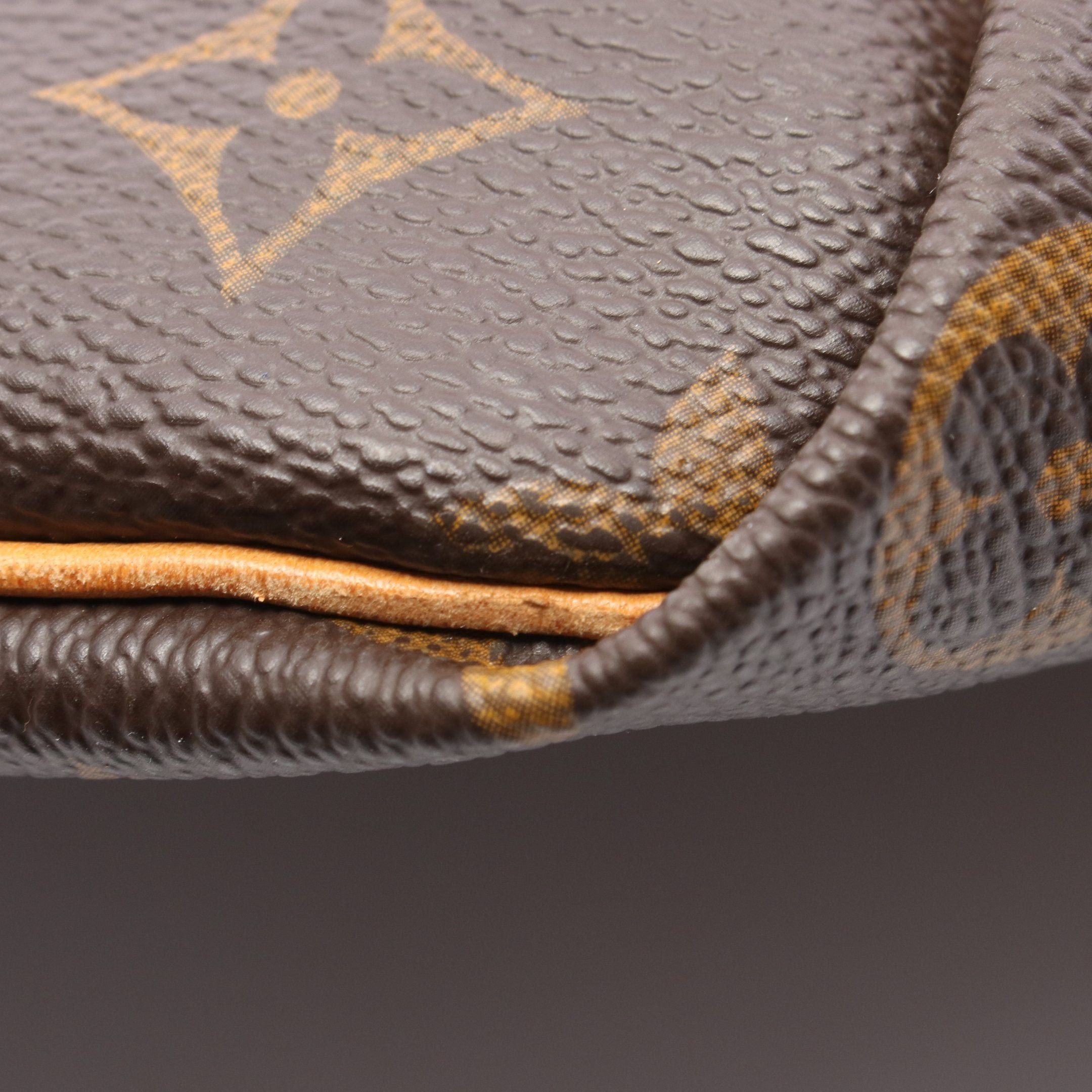 Louis Vuitton Louis Vuitton Keepall 50 Monogram Boston Bag Leather Brown Size ONE SIZE - 6 Thumbnail