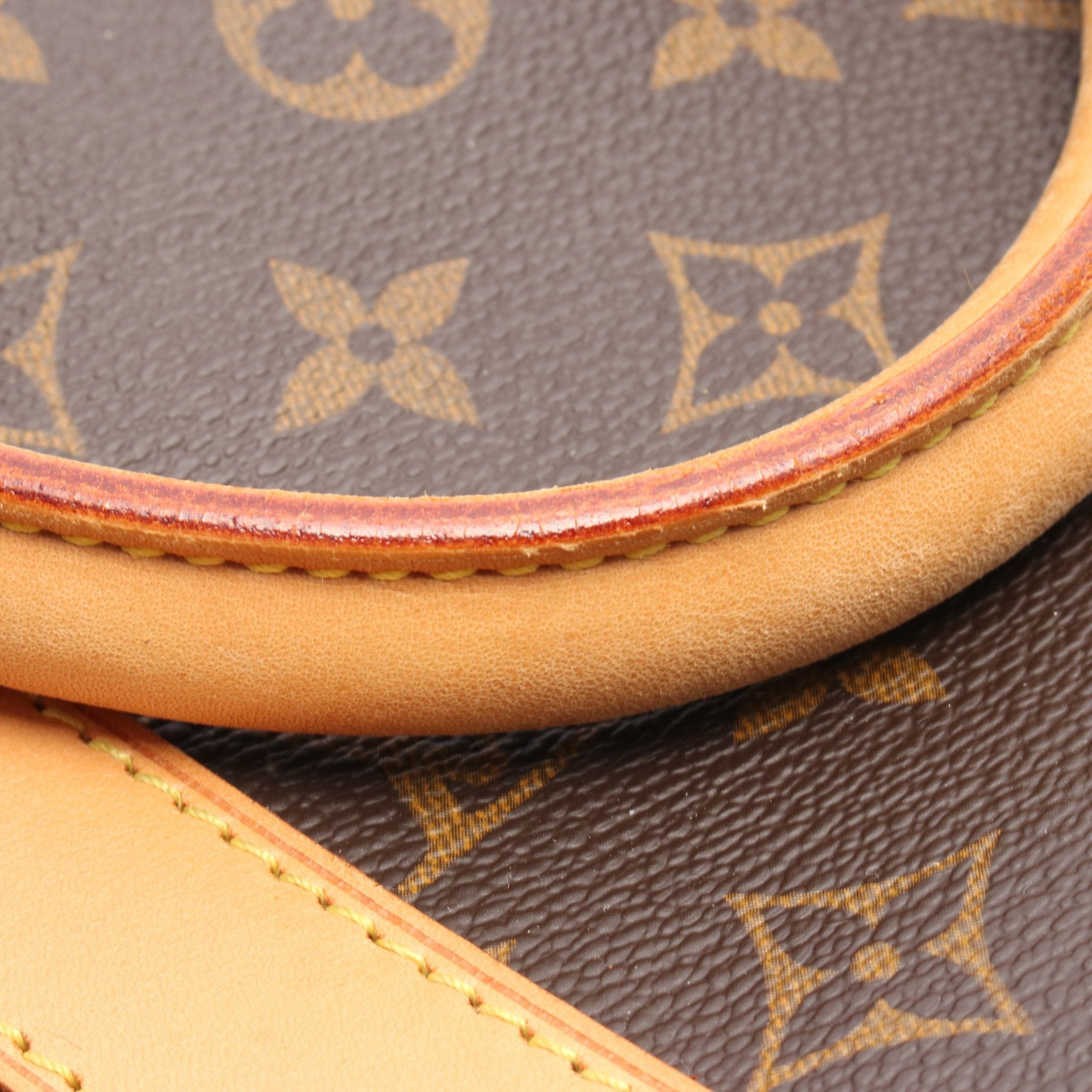Louis Vuitton Louis Vuitton Keepall 50 Monogram Boston Bag Leather Brown Size ONE SIZE - 7 Thumbnail