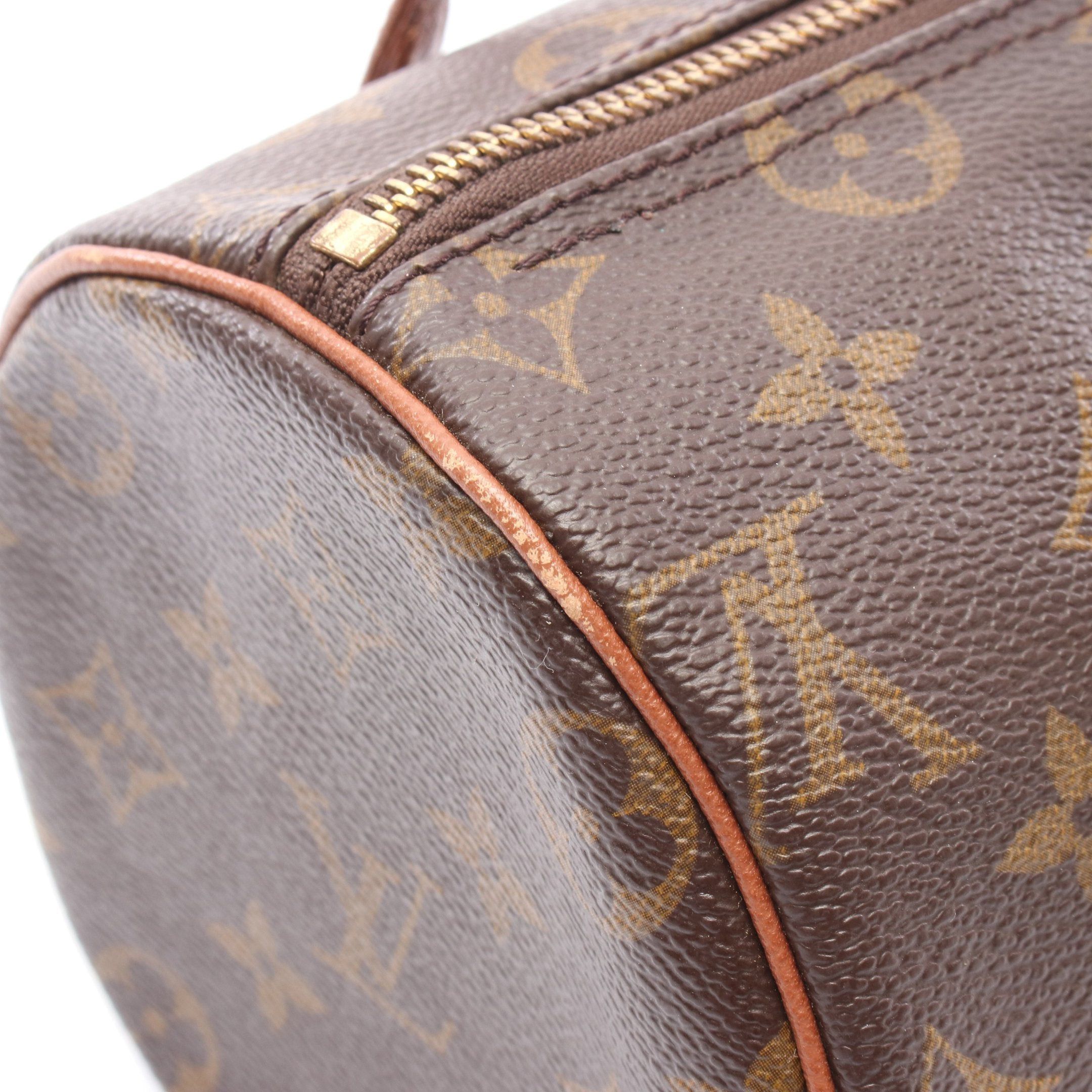Louis Vuitton Louis Vuitton Papillon 26 Monogram Old Model Handbag Leather Brown Size ONE SIZE - 8 Thumbnail