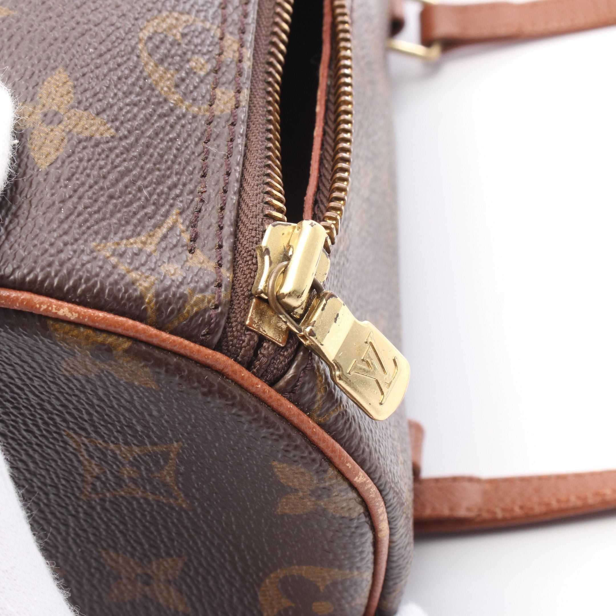 Louis Vuitton Louis Vuitton Papillon 26 Monogram Old Model Handbag Leather Brown Size ONE SIZE - 7 Thumbnail