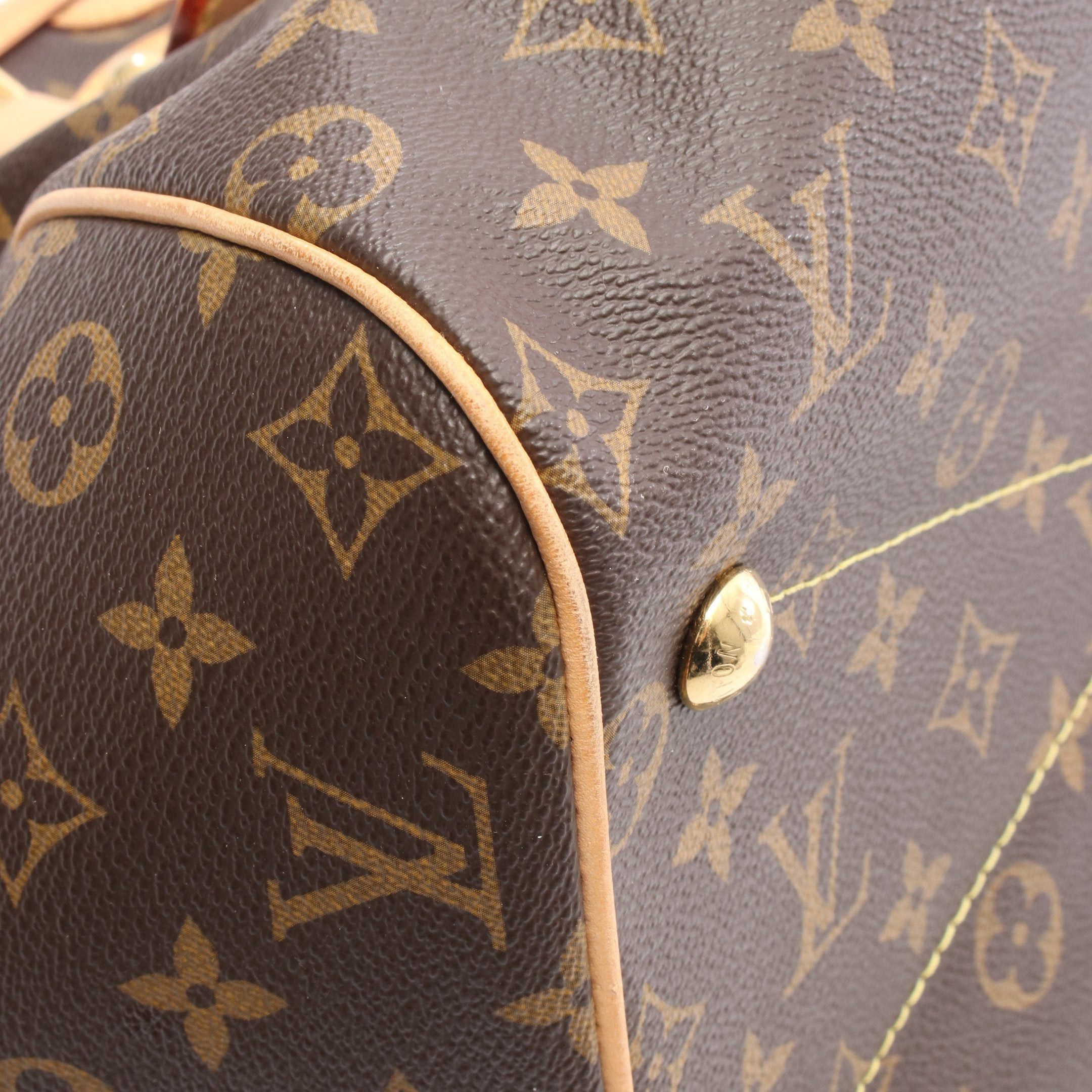 Louis Vuitton Louis Vuitton Tivoli Gm Monogram Handbag Leather Brown Size ONE SIZE - 8 Thumbnail