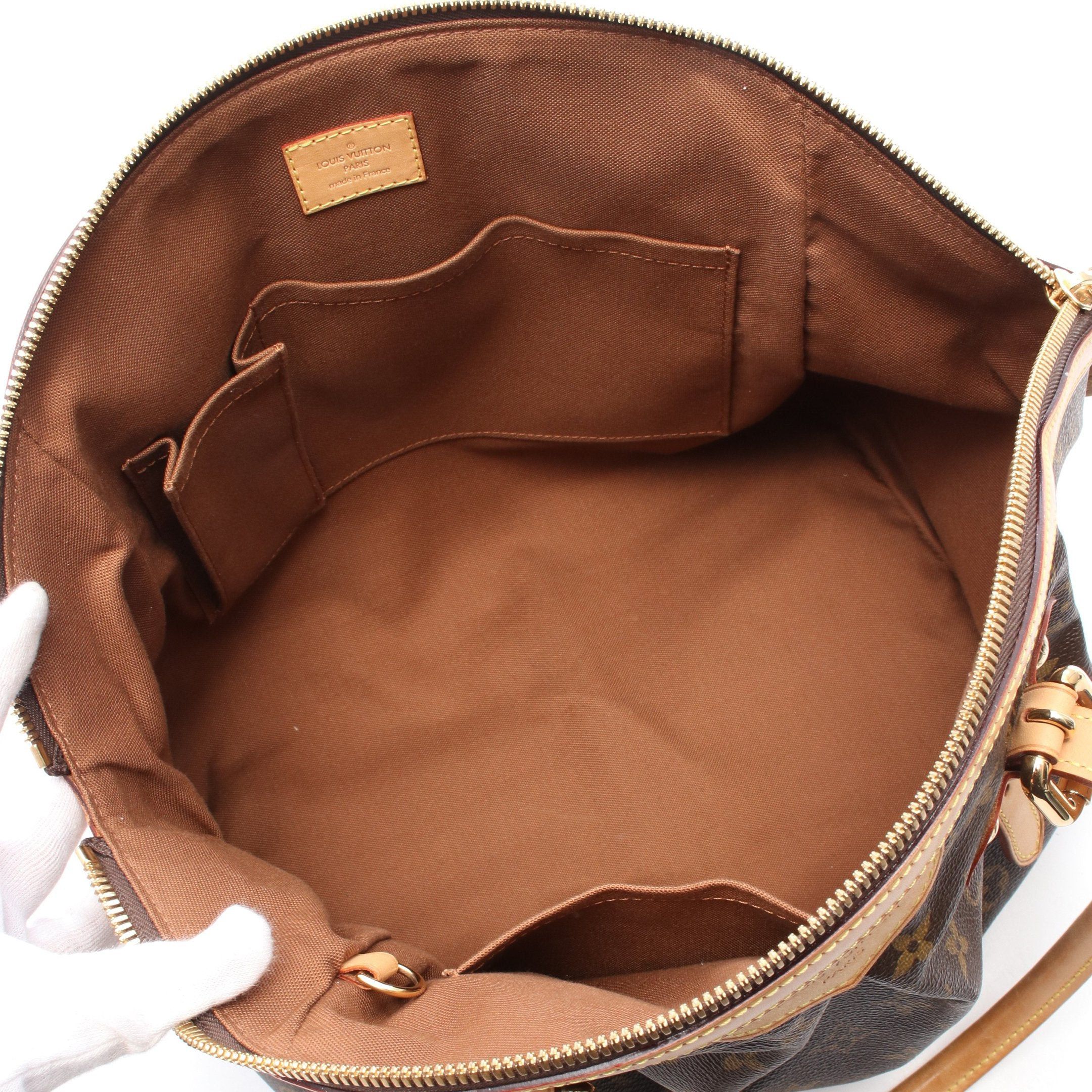 Louis Vuitton Louis Vuitton Tivoli Gm Monogram Handbag Leather Brown Size ONE SIZE - 3 Thumbnail