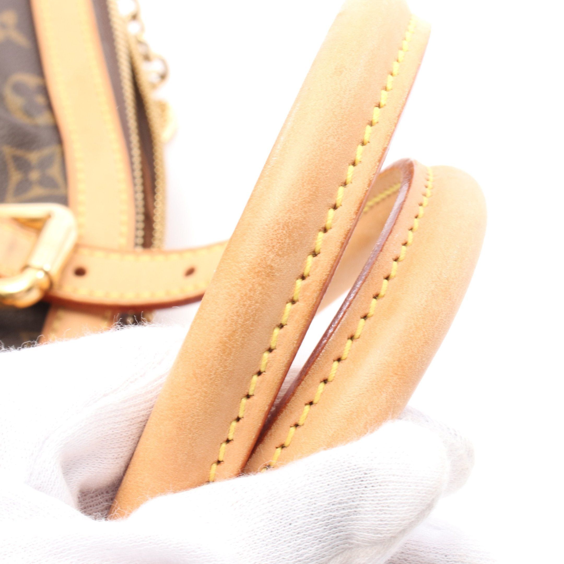 Louis Vuitton Louis Vuitton Tivoli Gm Monogram Handbag Leather Brown Size ONE SIZE - 9 Thumbnail