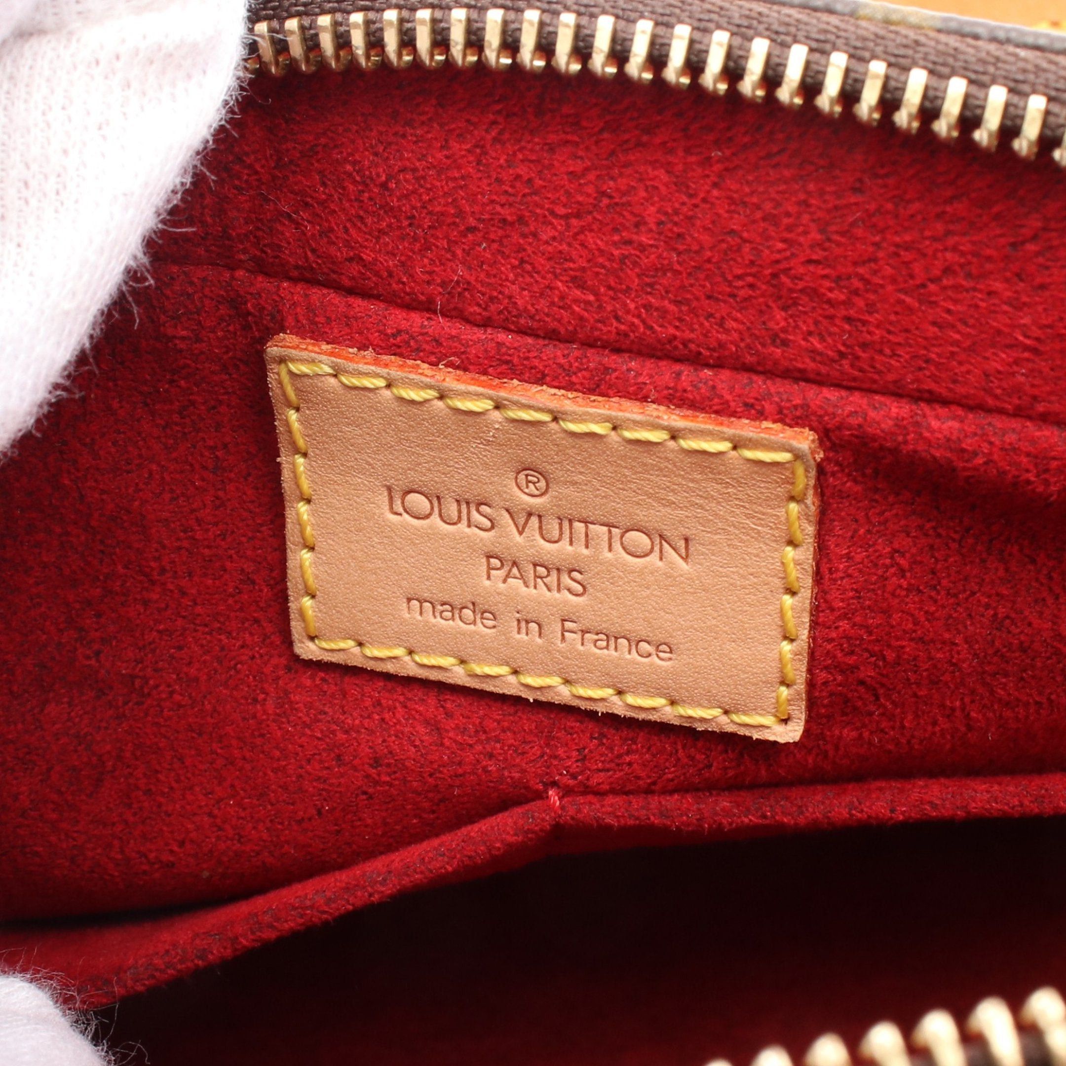 Louis Vuitton Louis Vuitton Vivacite Mm Monogram Shoulder Bag Leather Brown Size ONE SIZE - 4 Thumbnail