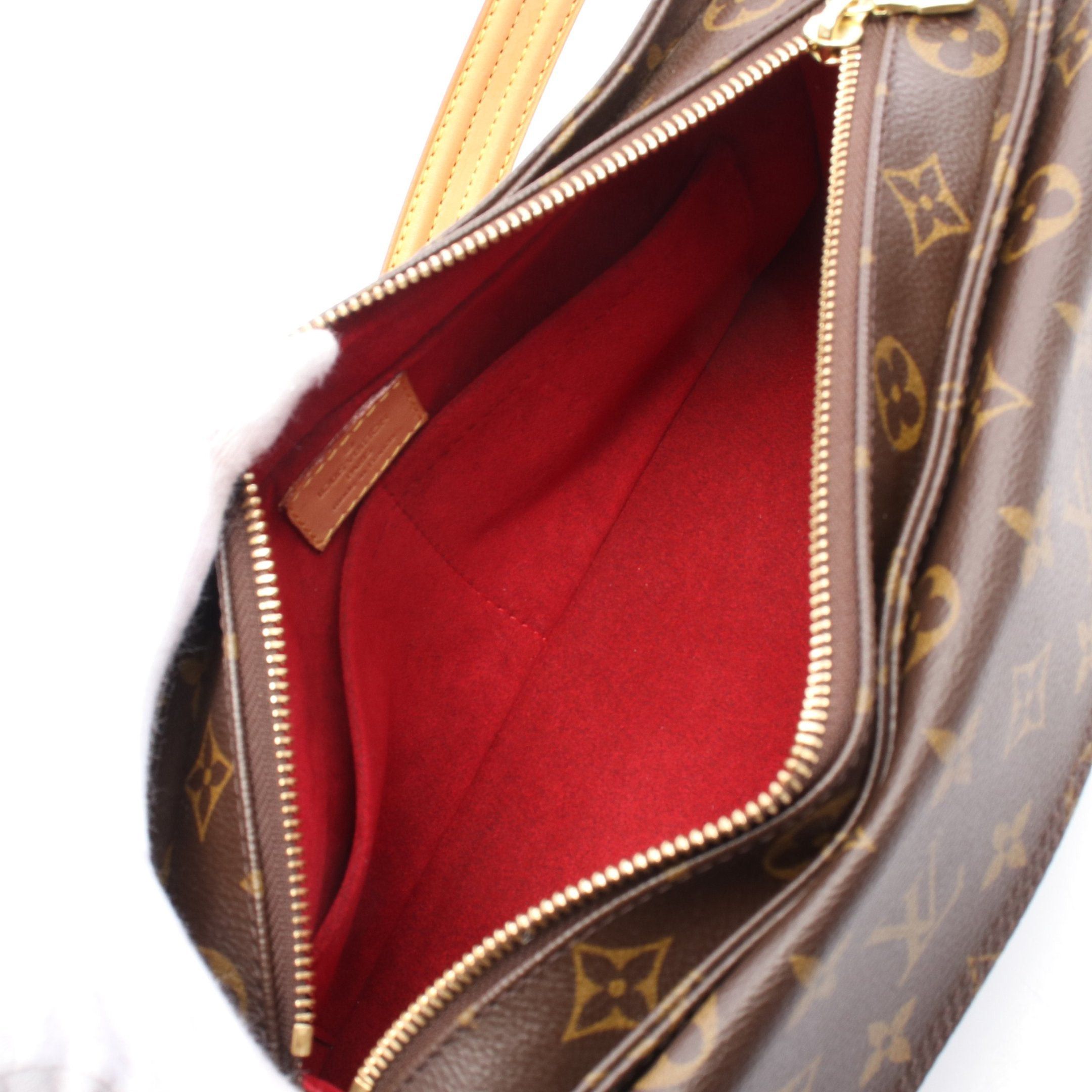 Louis Vuitton Louis Vuitton Vivacite Mm Monogram Shoulder Bag Leather Brown Size ONE SIZE - 3 Thumbnail