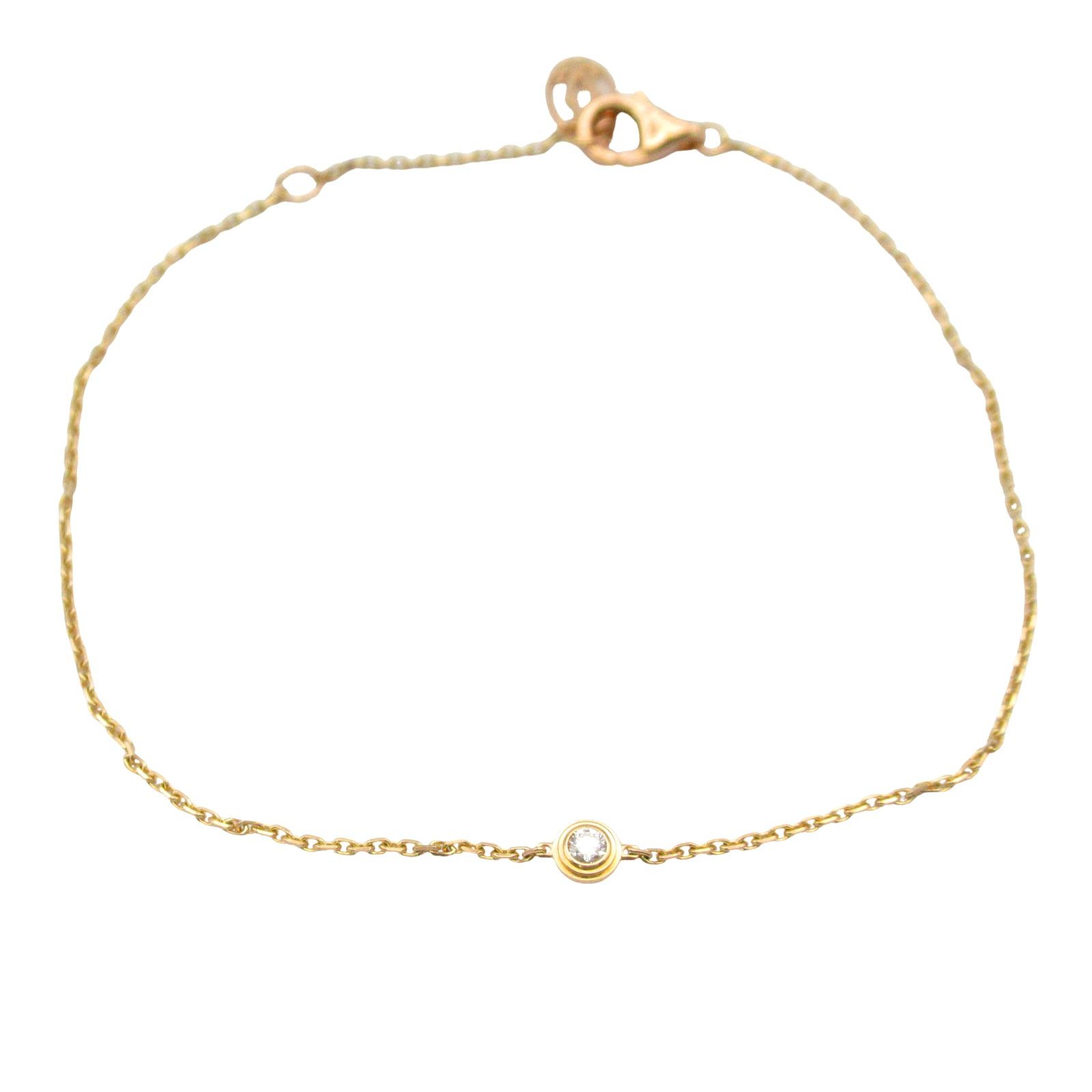Cartier Cartier Amour Bracelet Xs K18Pg (Pink Gold) Diamond Clear Size ONE SIZE - 2 Thumbnail