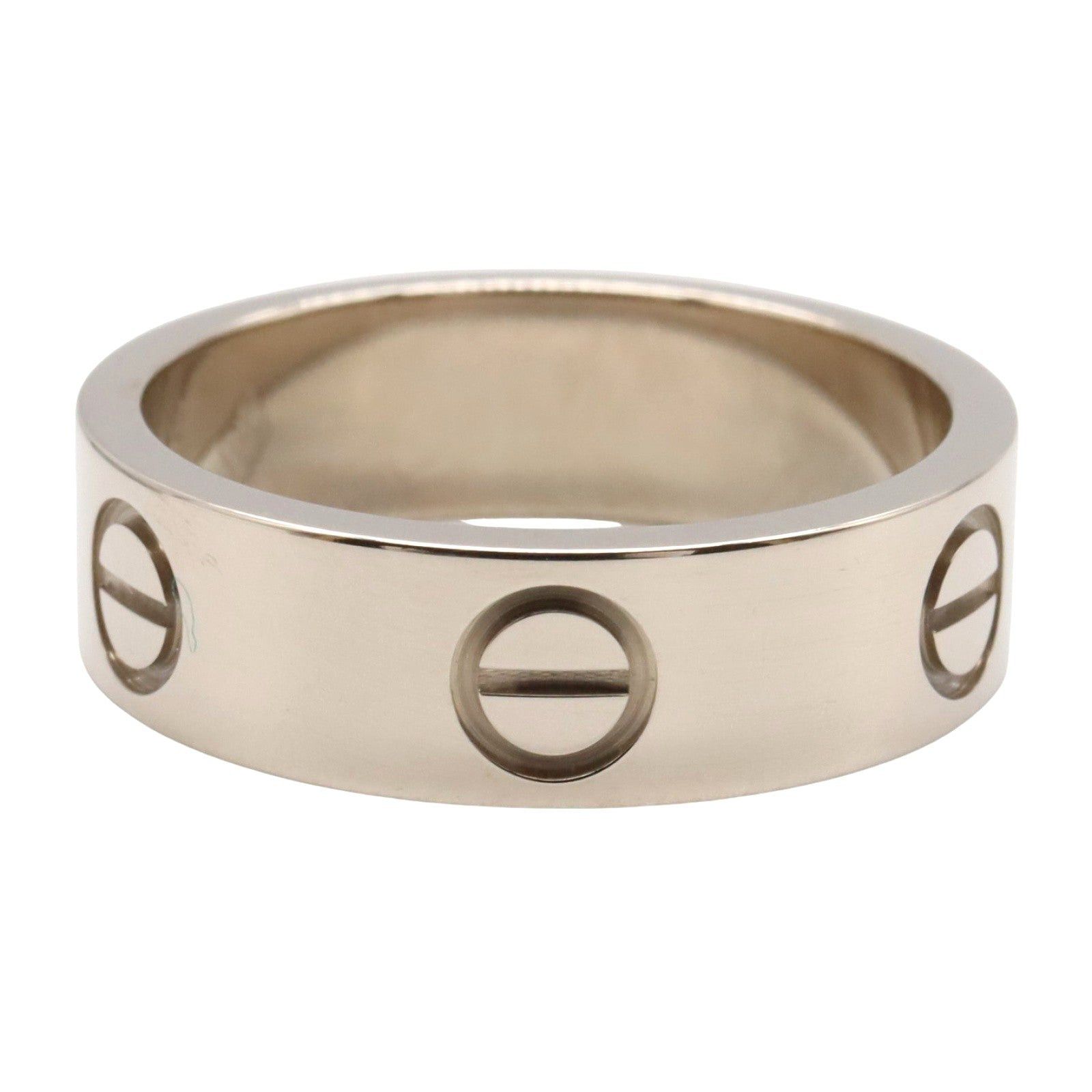Cartier Cartier Love Ring K18Wg (White Gold) Silver Size ONE SIZE - 2 Thumbnail