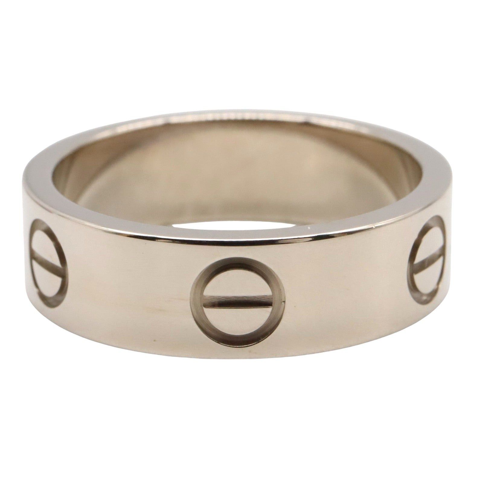 Cartier Cartier Love Ring K18Wg (White Gold) Silver Size ONE SIZE - 3 Thumbnail
