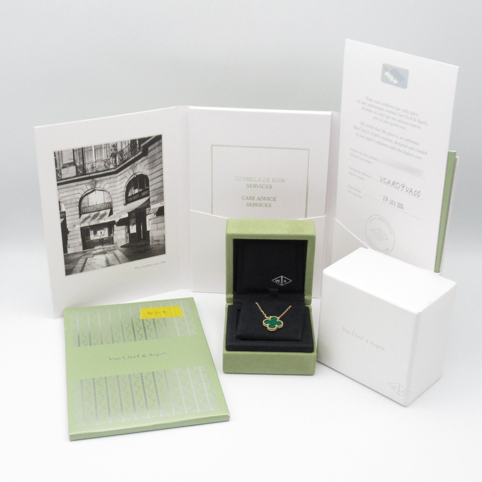 Van Cleef & Arpels Van Cleef Arpels Alhambra Necklace Malachite K18 (Yellow Gold) Green Size ONE SIZE - 8 Thumbnail
