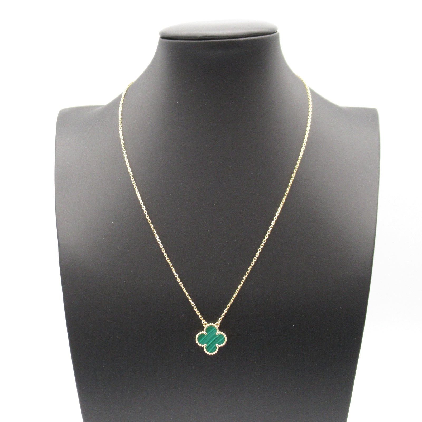 Van Cleef & Arpels Van Cleef Arpels Alhambra Necklace Malachite K18 (Yellow Gold) Green Size ONE SIZE - 7 Thumbnail