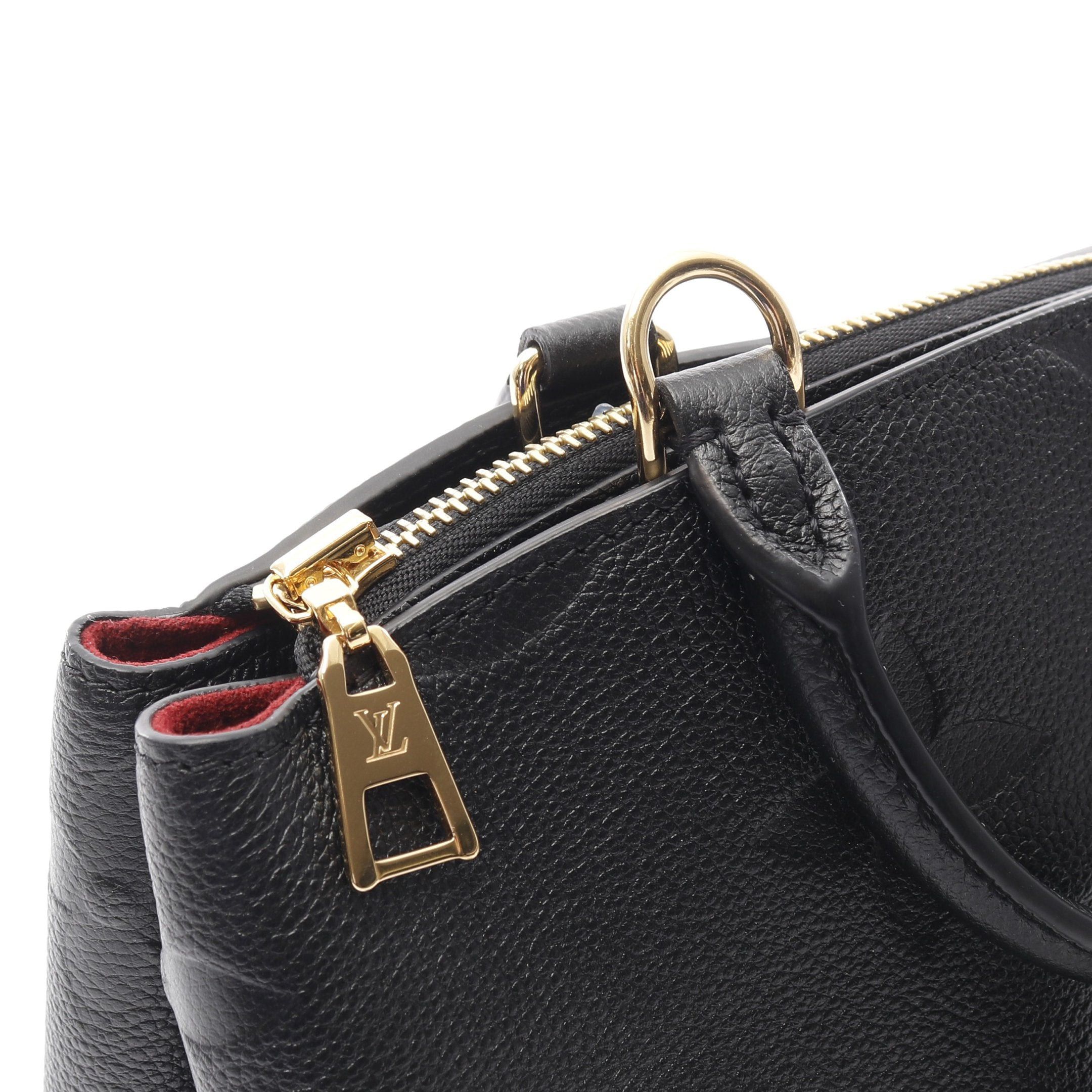 Louis Vuitton Louis Vuitton Petit Pare Pm Monogram Empreinte Handbag Leather Black Size ONE SIZE - 6 Thumbnail