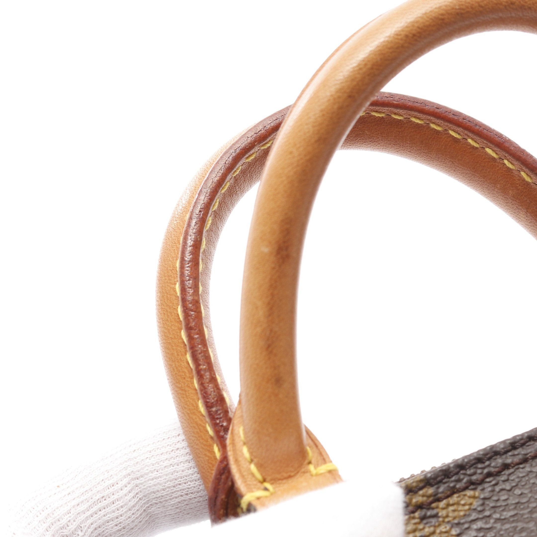 Louis Vuitton Louis Vuitton Mini Speedy Monogram Handbag Leather Brown Size ONE SIZE - 8 Thumbnail
