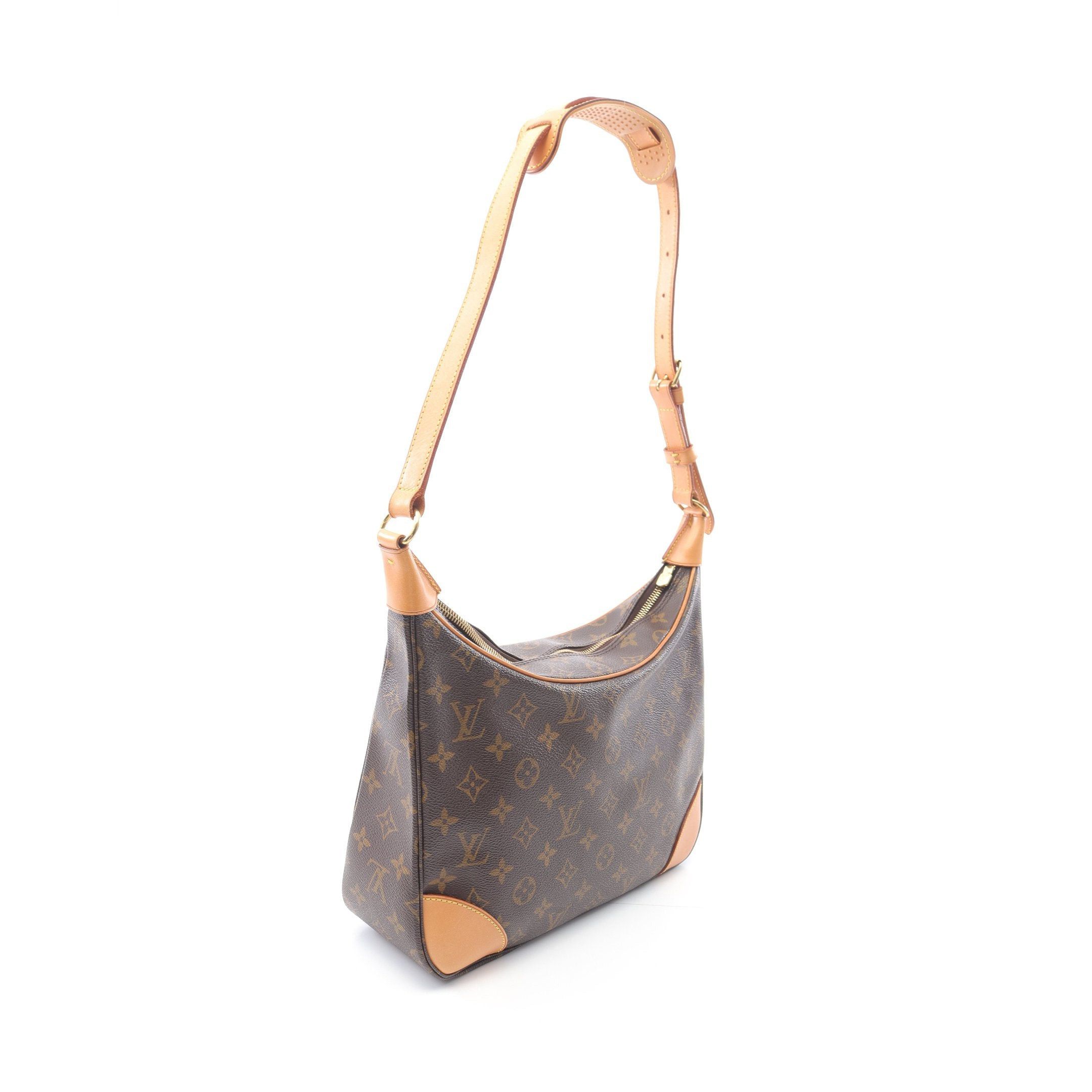 Louis Vuitton Louis Vuitton Boulogne Pm Monogram Shoulder Bag Leather Brown Size ONE SIZE - 2 Thumbnail