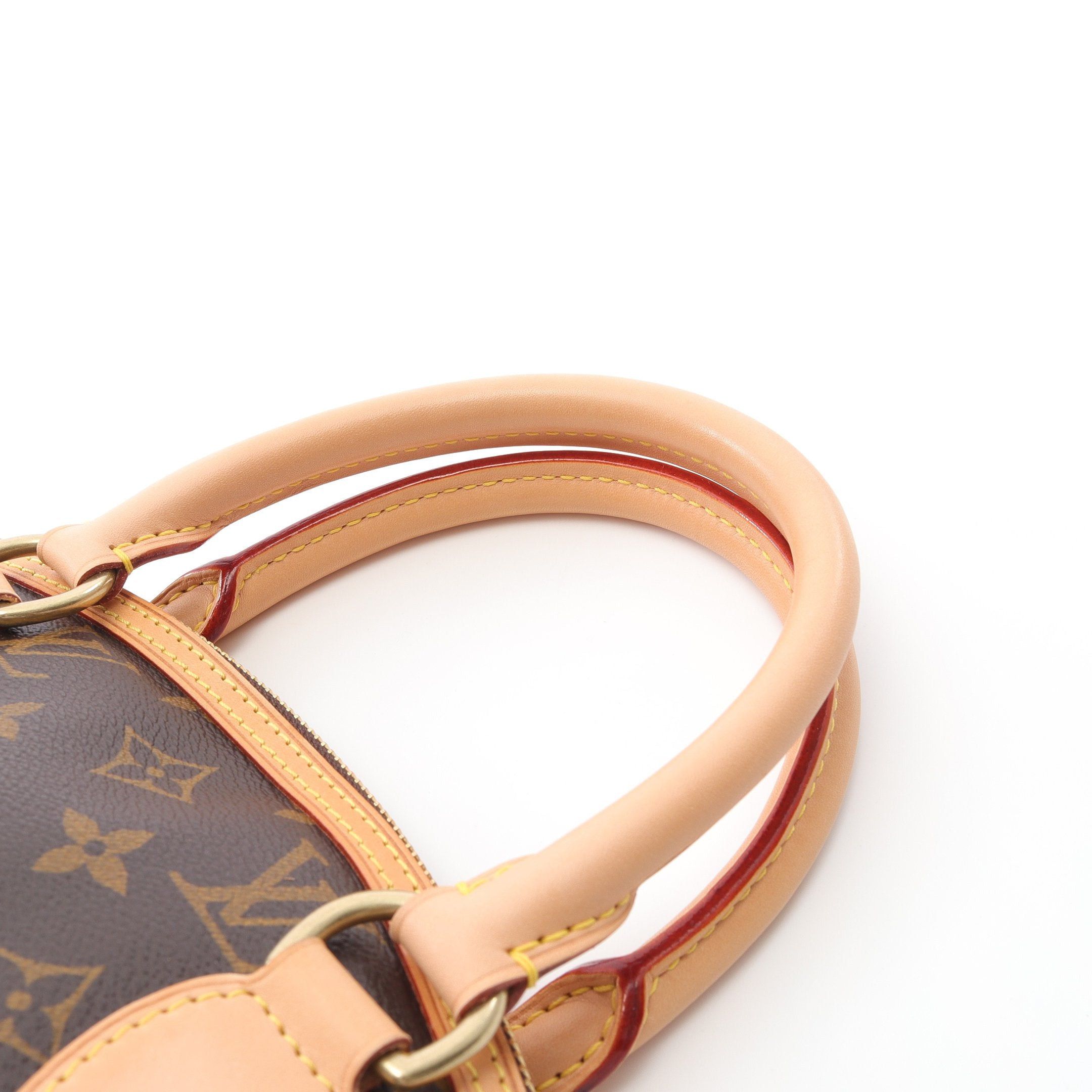Louis Vuitton Louis Vuitton Lockit Monogram Handbag Leather Brown Size ONE SIZE - 8 Thumbnail