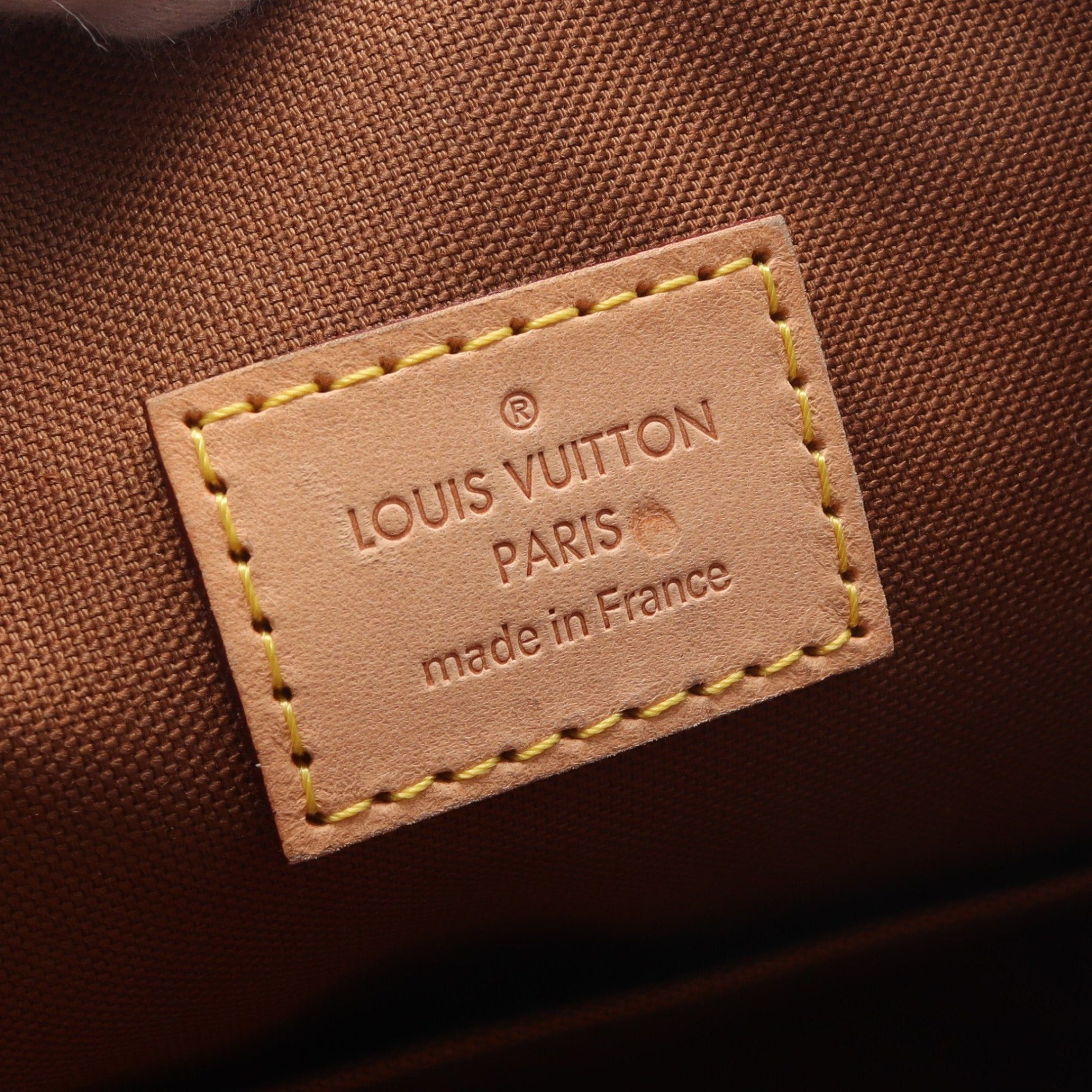Louis Vuitton Louis Vuitton Lockit Monogram Handbag Leather Brown Size ONE SIZE - 4 Thumbnail
