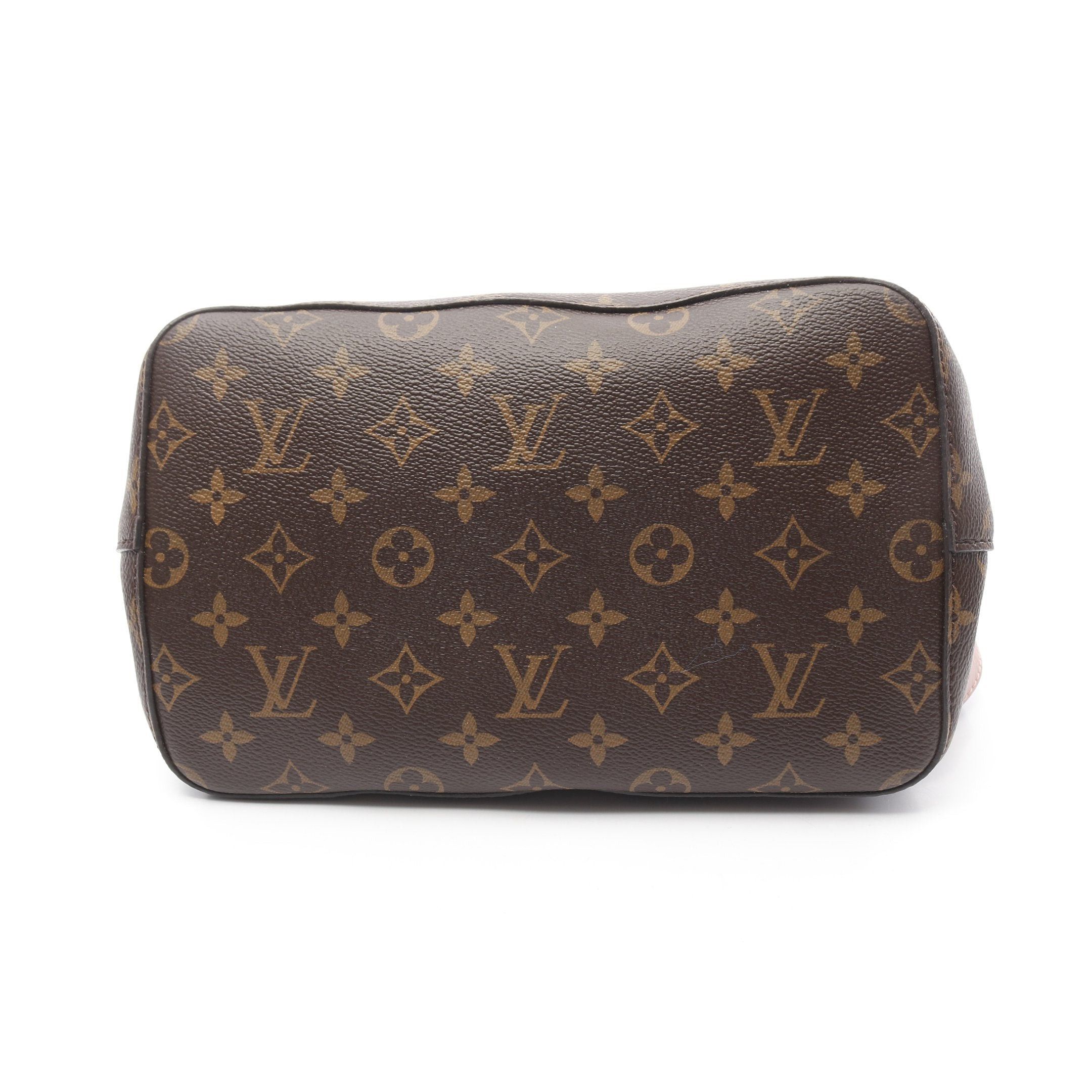 Louis Vuitton Louis Vuitton Neo Noe Monogram Rose Poodle Shoulder Bag Leather Brown Light Pink Size ONE SIZE - 11 Thumbnail