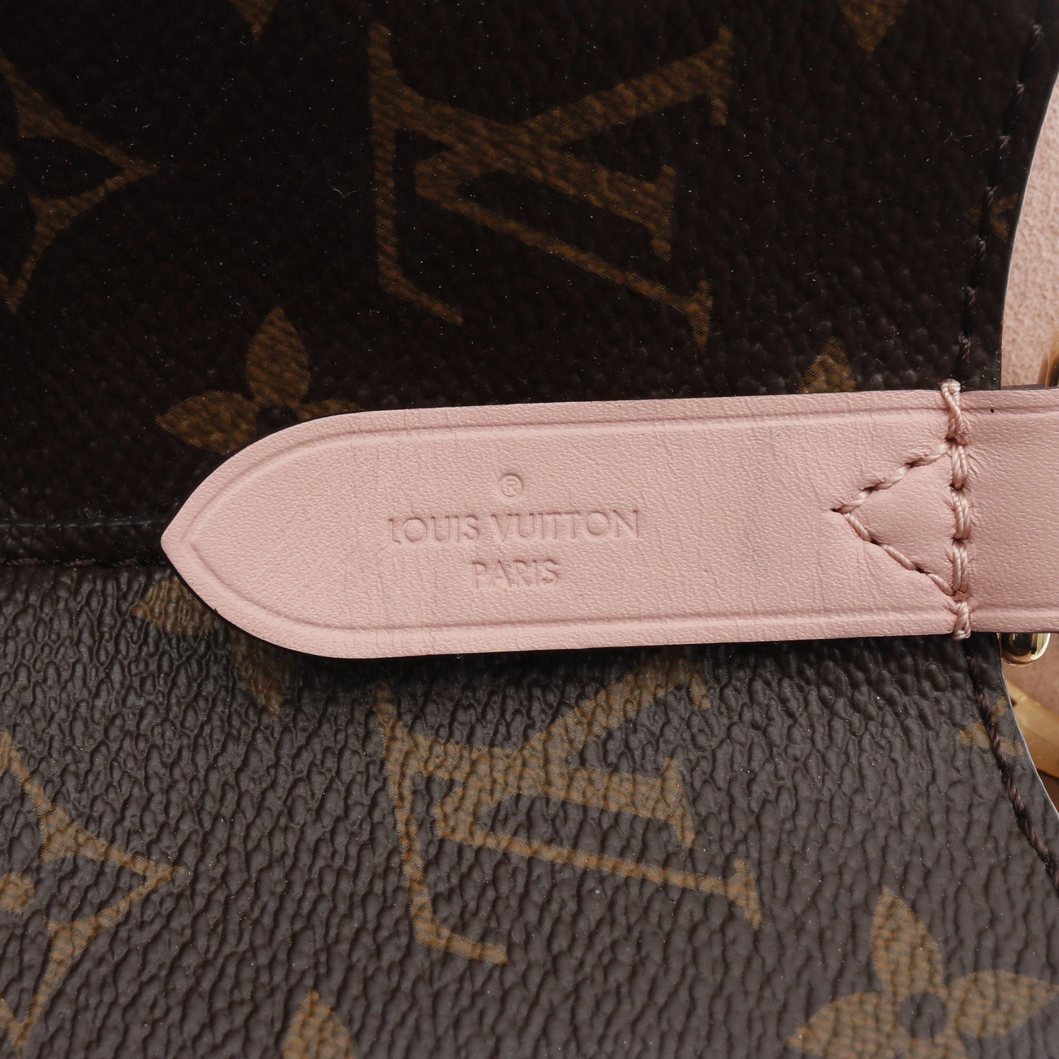 Louis Vuitton Louis Vuitton Neo Noe Monogram Rose Poodle Shoulder Bag Leather Brown Light Pink Size ONE SIZE - 4 Thumbnail