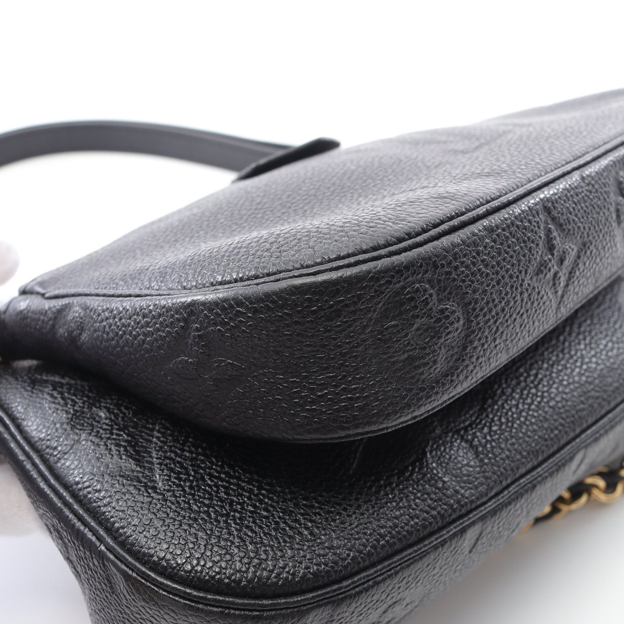 Louis Vuitton Louis Vuitton Multy Pochette Accessoires Monogram Empreinte Noir Shoulder Bag Leather Black Size ONE SIZE - 6 Thumbnail