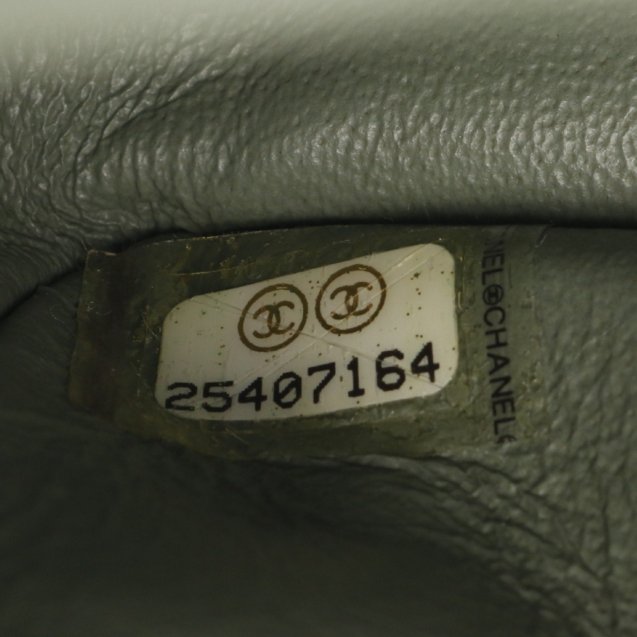 Chanel Chanel Matelasse Double Flap Chain Shoulder Bag Caviar Skin Light Green Gold Hardware Size ONE SIZE - 5 Thumbnail