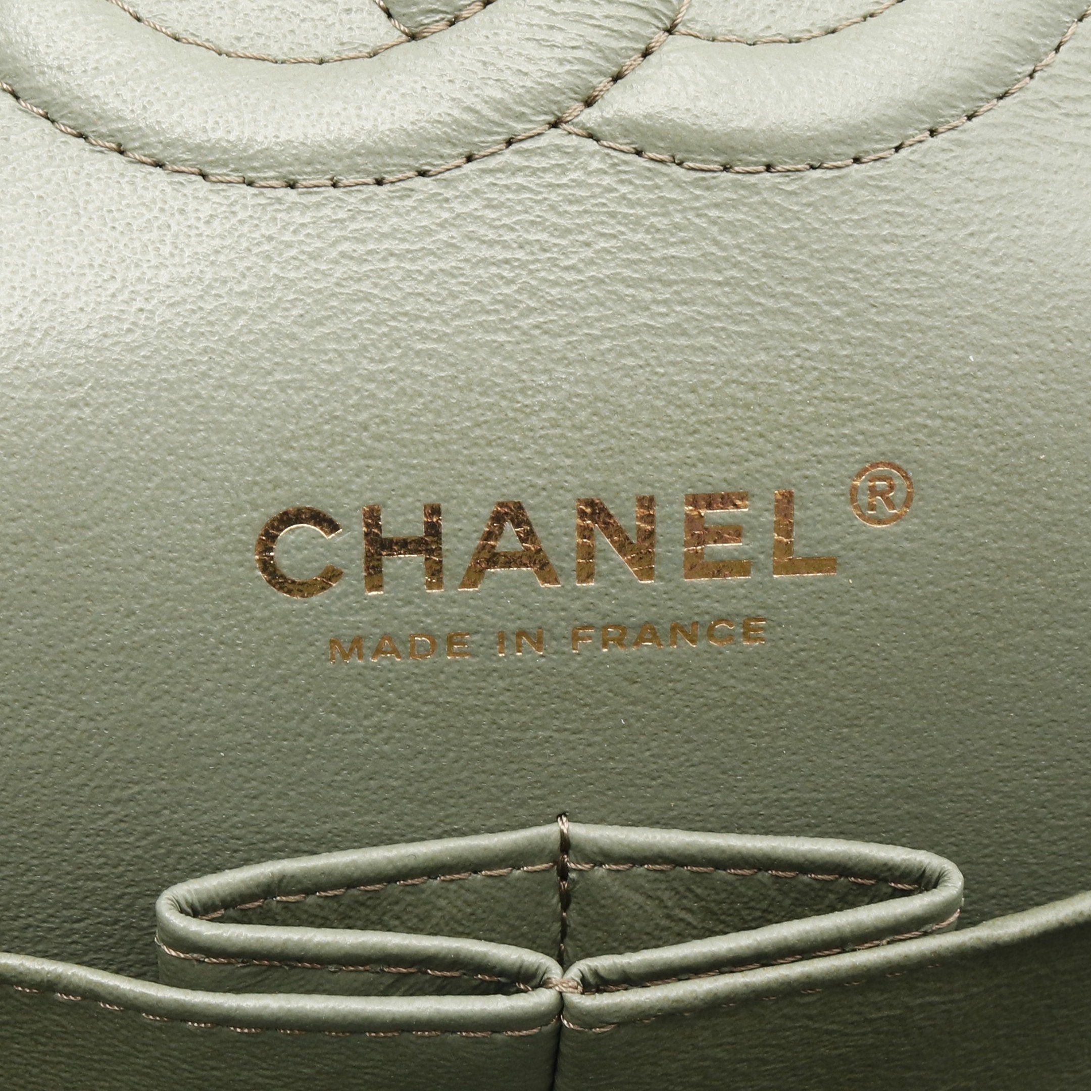 Chanel Chanel Matelasse Double Flap Chain Shoulder Bag Caviar Skin Light Green Gold Hardware Size ONE SIZE - 4 Thumbnail