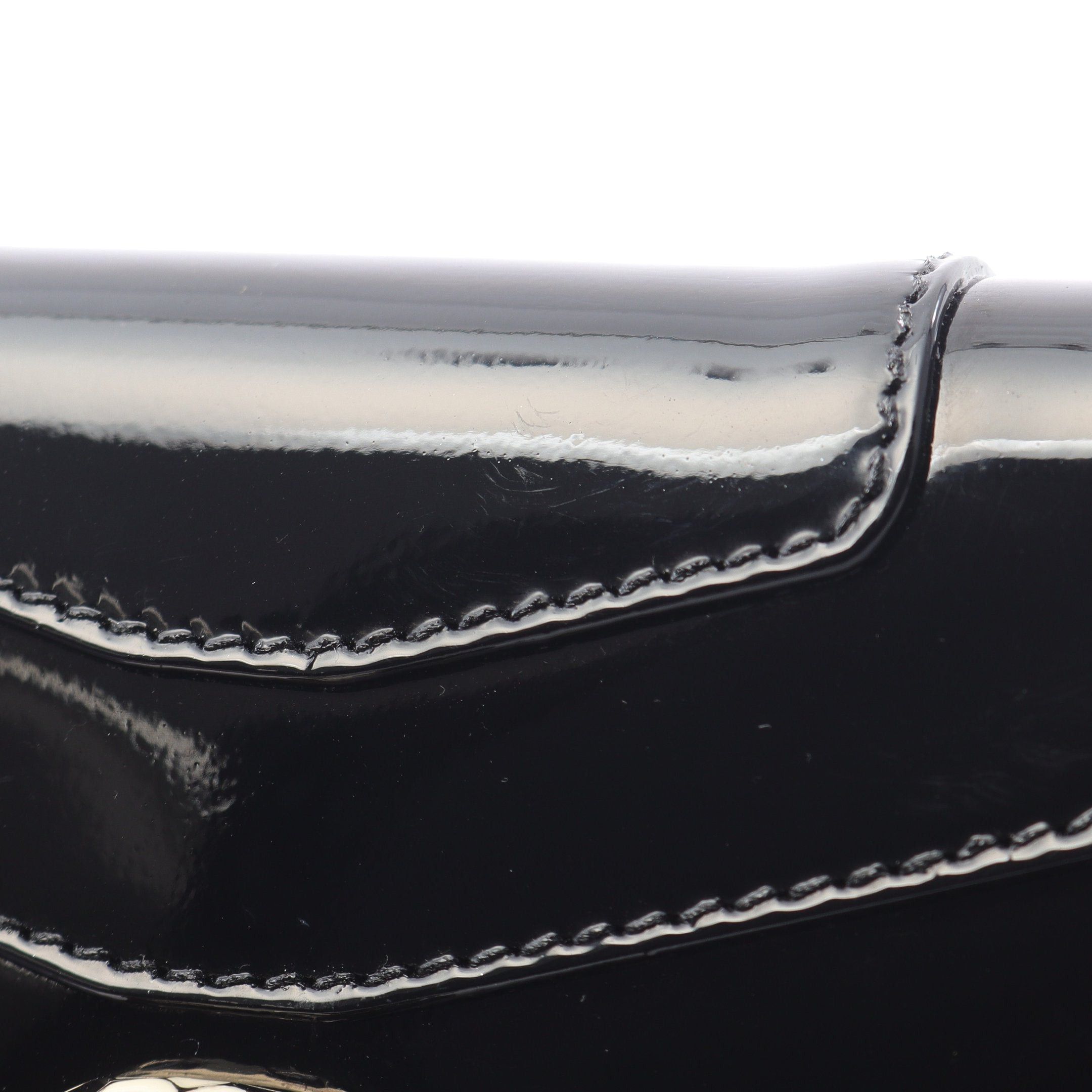 Bvlgari Bvlgari Serpenti Forever Chain Shoulder Bag Patent Leather Black Size ONE SIZE - 6 Thumbnail