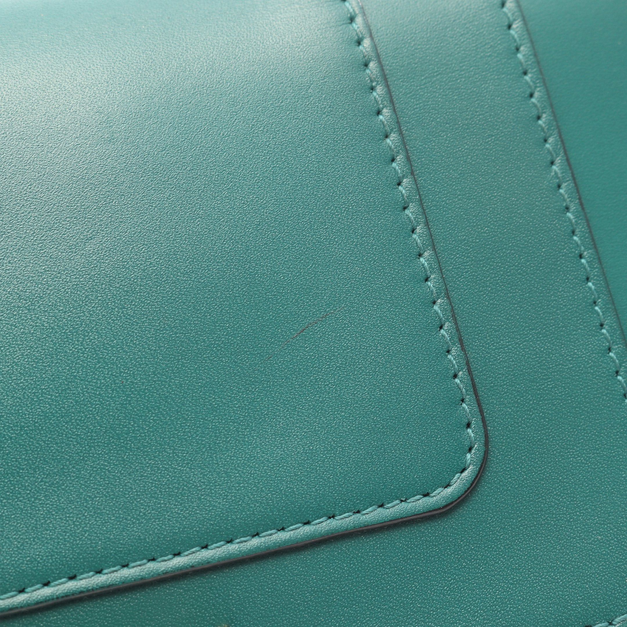 Bvlgari Bvlgari Serpenti Forever Chain Shoulder Bag Leather Green Size ONE SIZE - 8 Thumbnail