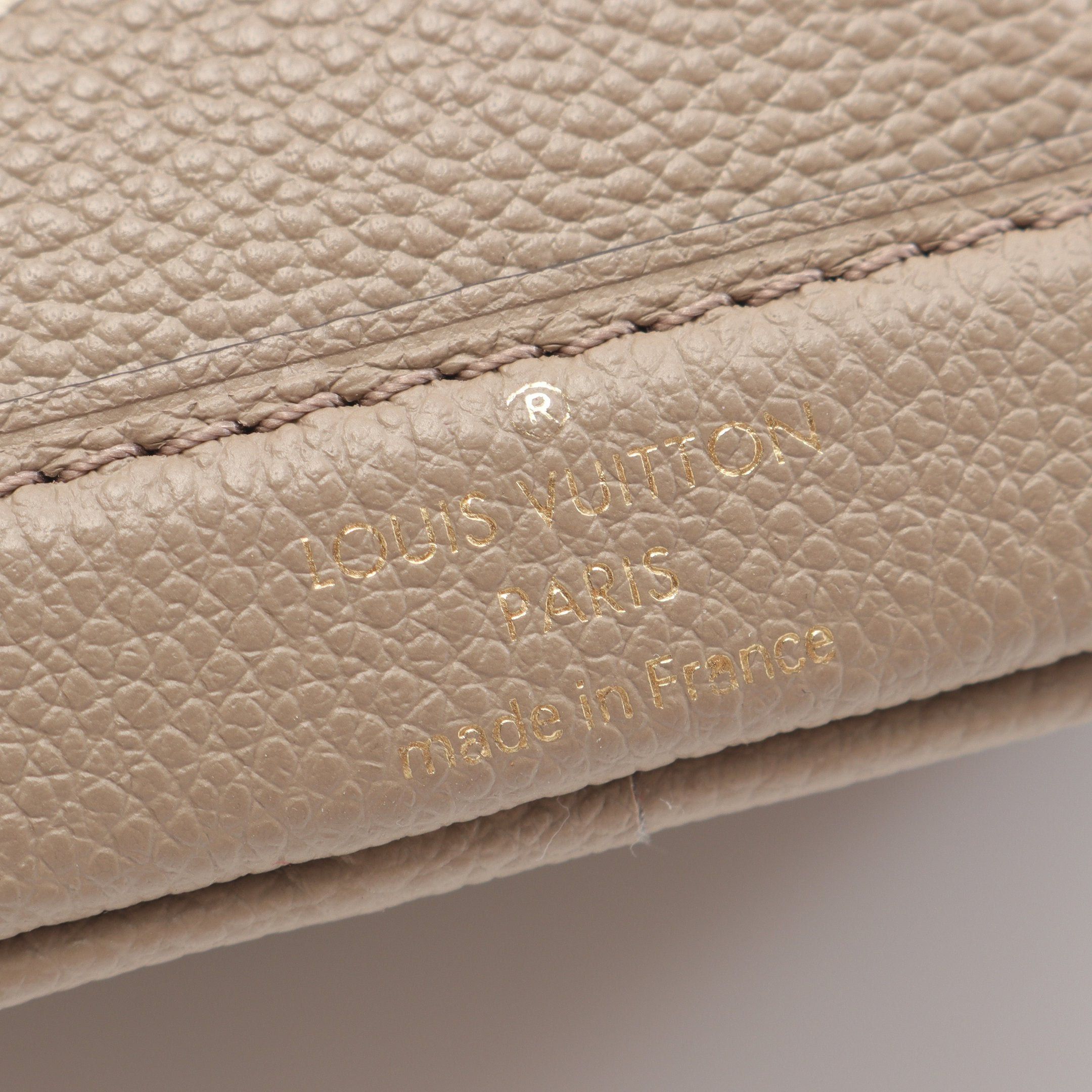 Louis Vuitton Louis Vuitton Nano Noe Bicolor Monogram Empreinte Tourterelle Claim Handbag Leather Gray Beige Ivory Size ONE SIZE - 4 Thumbnail