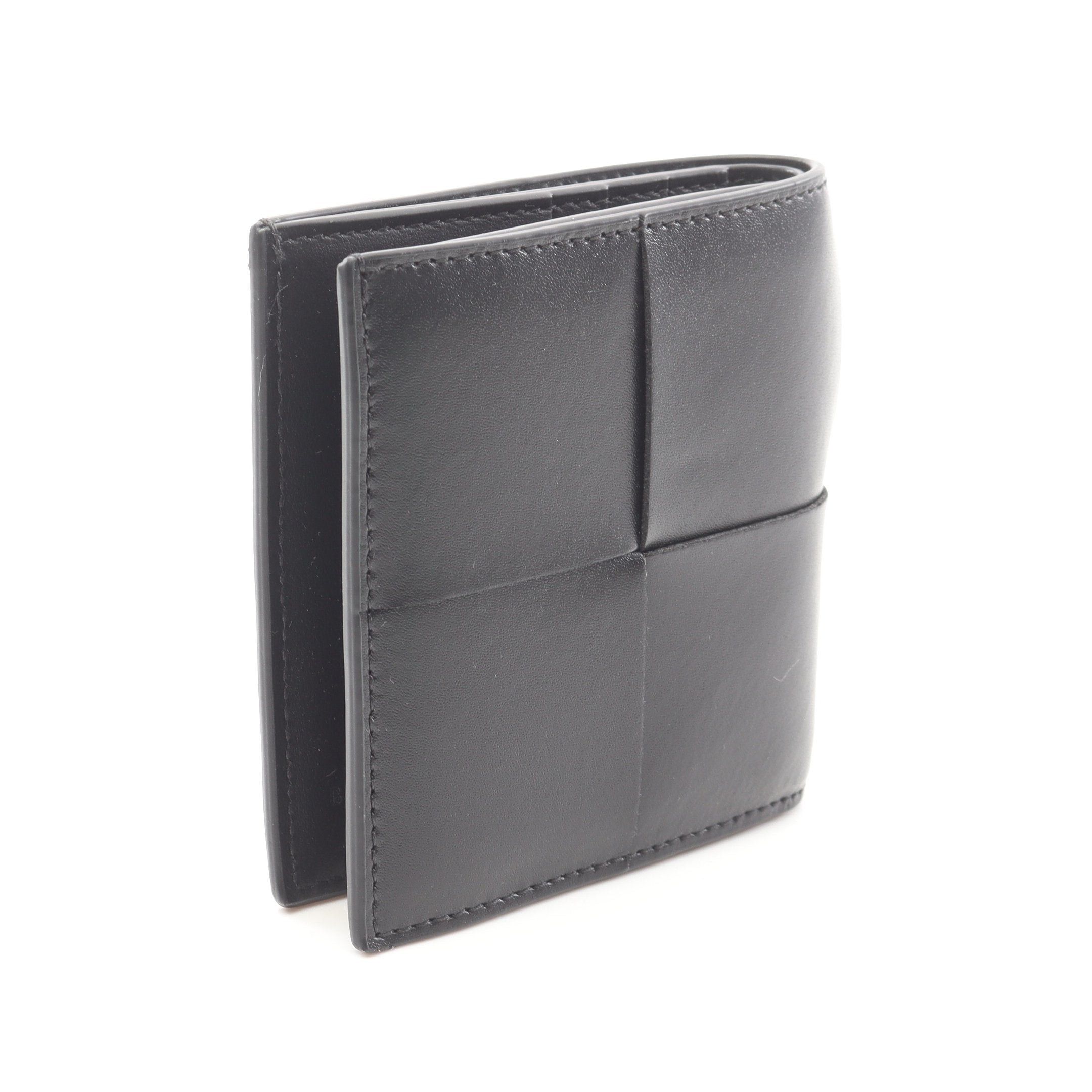 Bottega Veneta Bottega Veneta Cassette Slim Bi-Fold Wallet Leather Black Size ONE SIZE - 2 Thumbnail