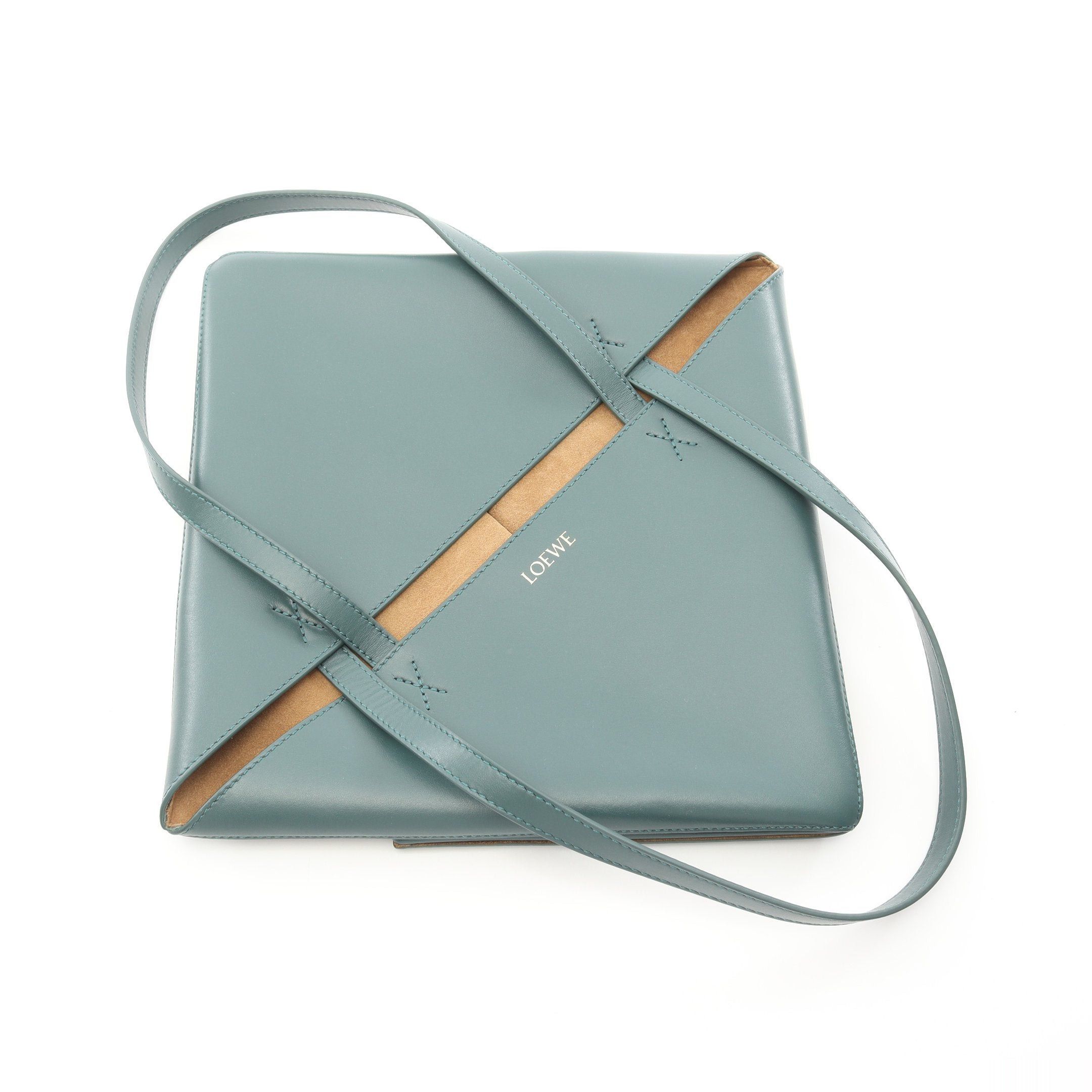 Loewe Loewe Puzzle Tote Medium Shoulder Bag Leather Green Size ONE SIZE - 5 Thumbnail