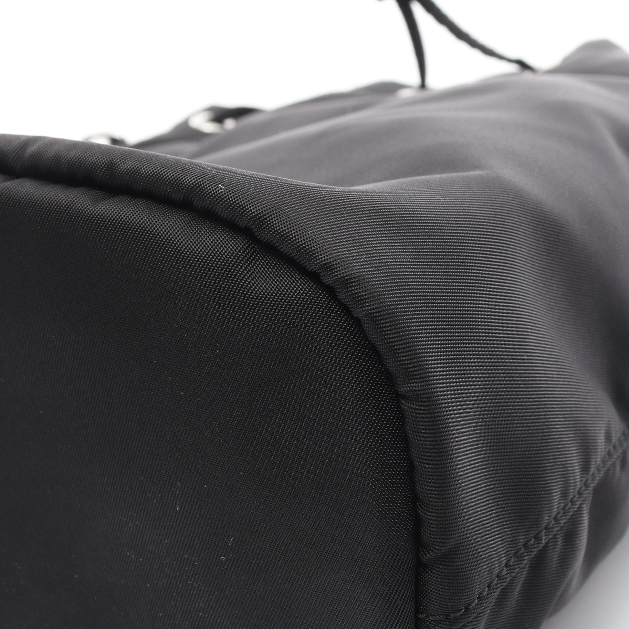 Prada Prada Re-Nylon Pouch Nylon Saffiano Leather Black Purse Size ONE SIZE - 8 Thumbnail