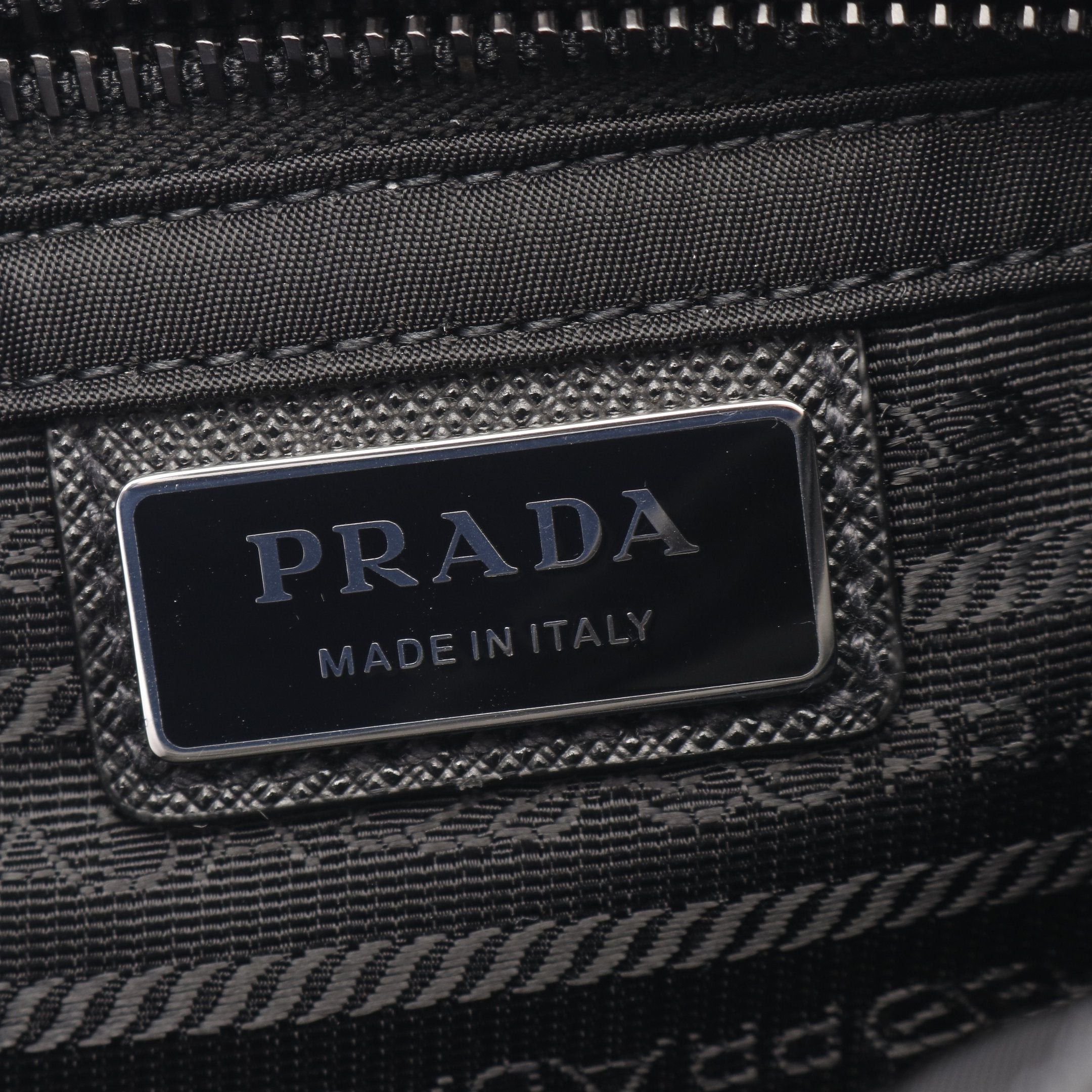 Prada Prada Re-Nylon Shoulder Bag Nylon Saffiano Leather Black Size ONE SIZE - 4 Thumbnail