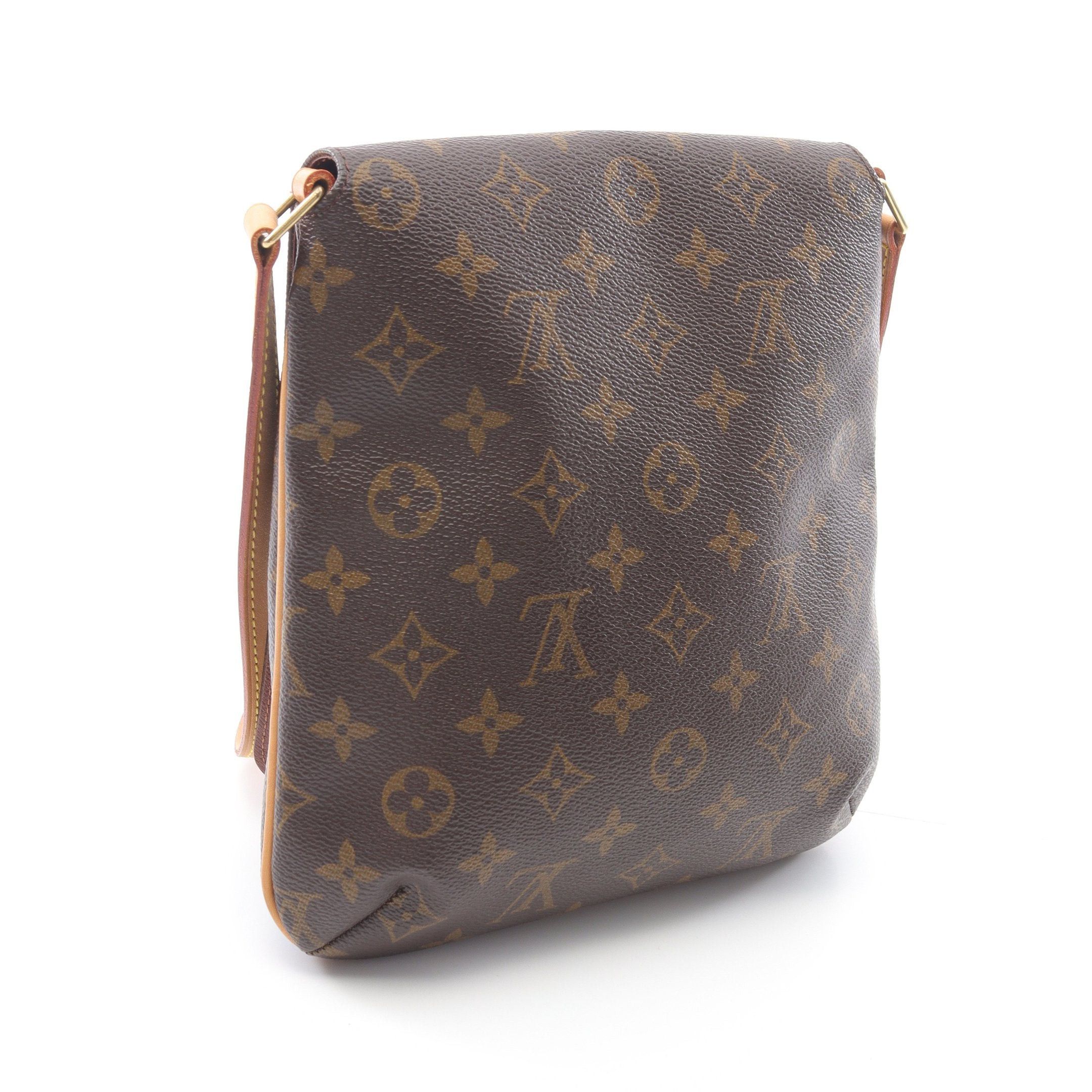 Louis Vuitton Louis Vuitton Musette Salsa Short Strap Monogram Shoulder Bag Leather Brown Size ONE SIZE - 2 Thumbnail
