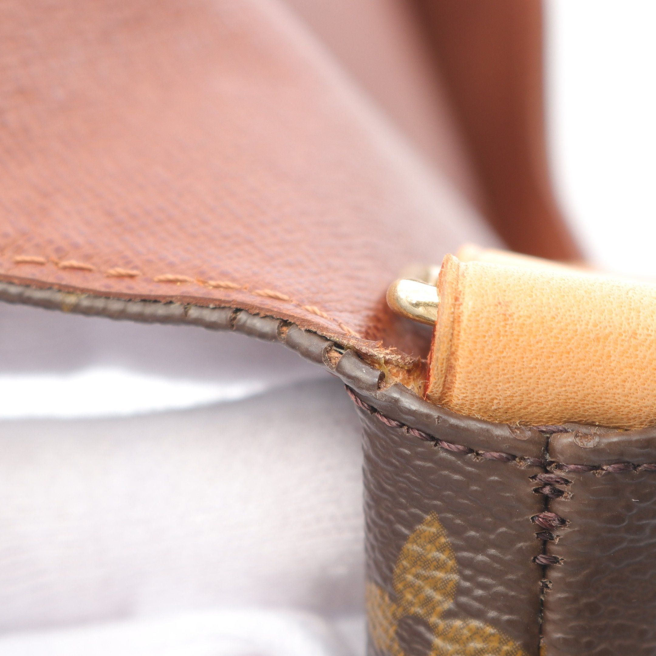 Louis Vuitton Louis Vuitton Musette Salsa Short Strap Monogram Shoulder Bag Leather Brown Size ONE SIZE - 7 Thumbnail